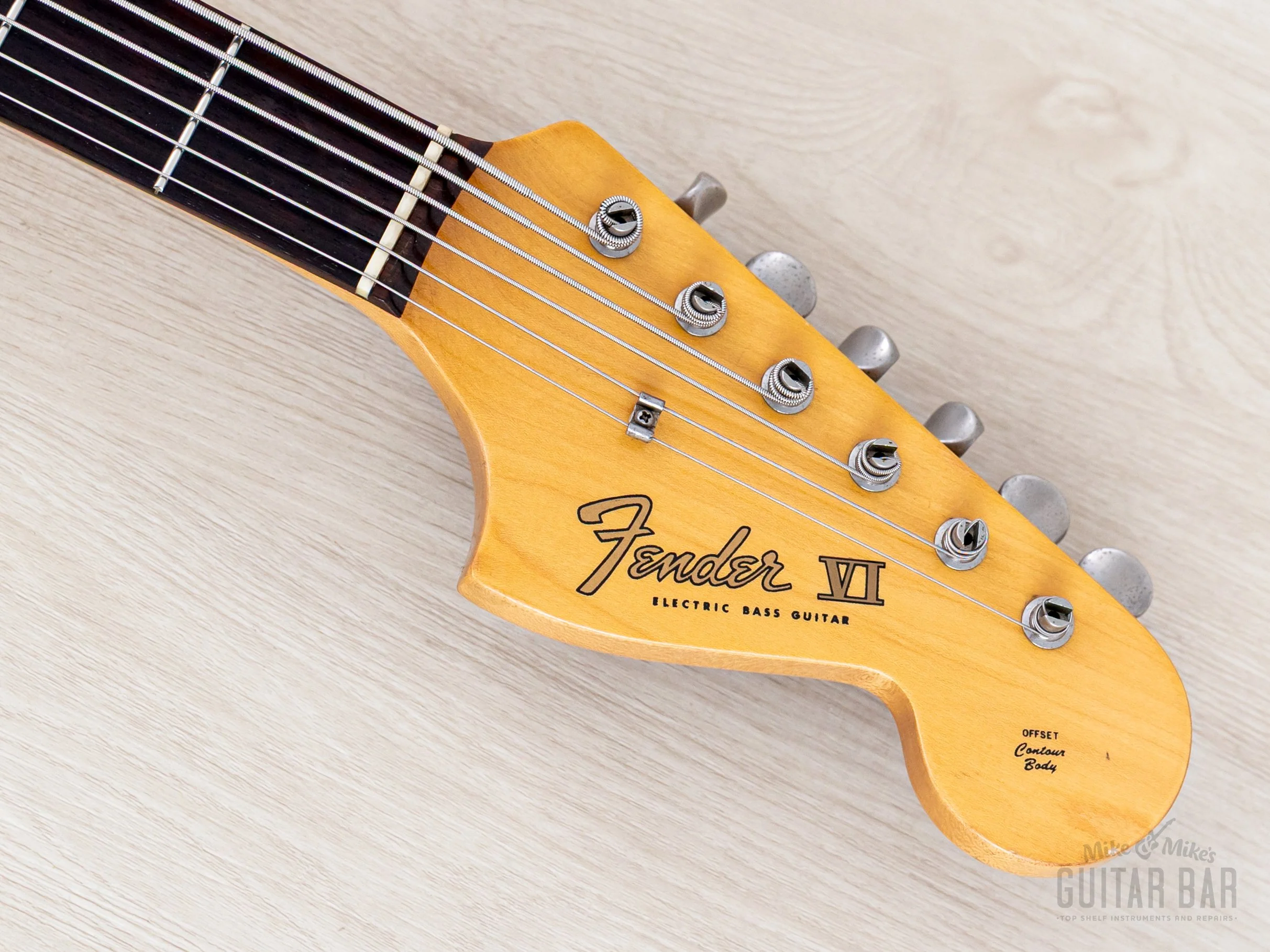 1992 Fender Custom Edition Bass VI Sunburst, 100% Original, Japan MIJ Fujigen - Image 4