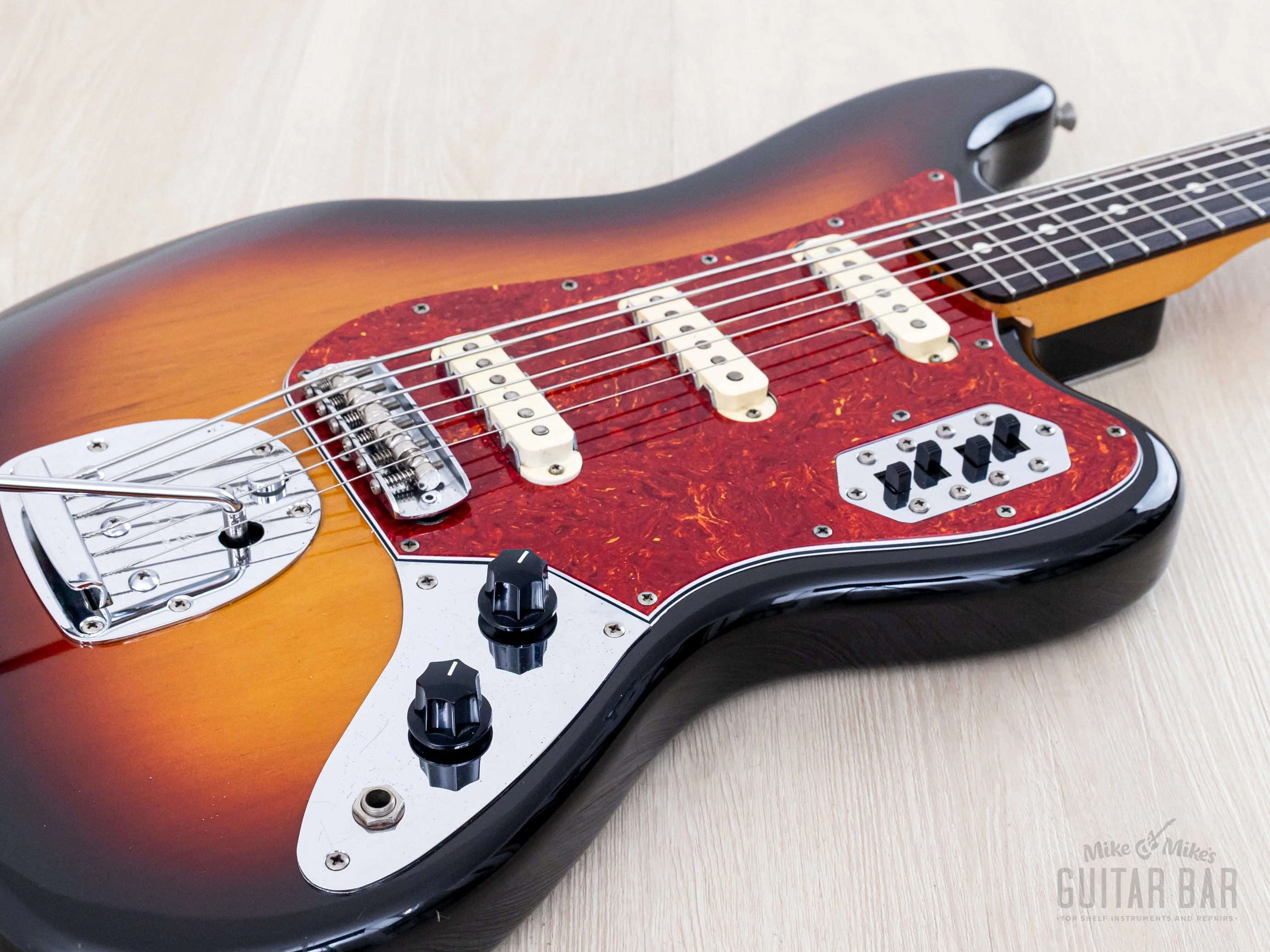 1992 Fender Custom Edition Bass VI Sunburst, 100% Original, Japan MIJ Fujigen - Image 6