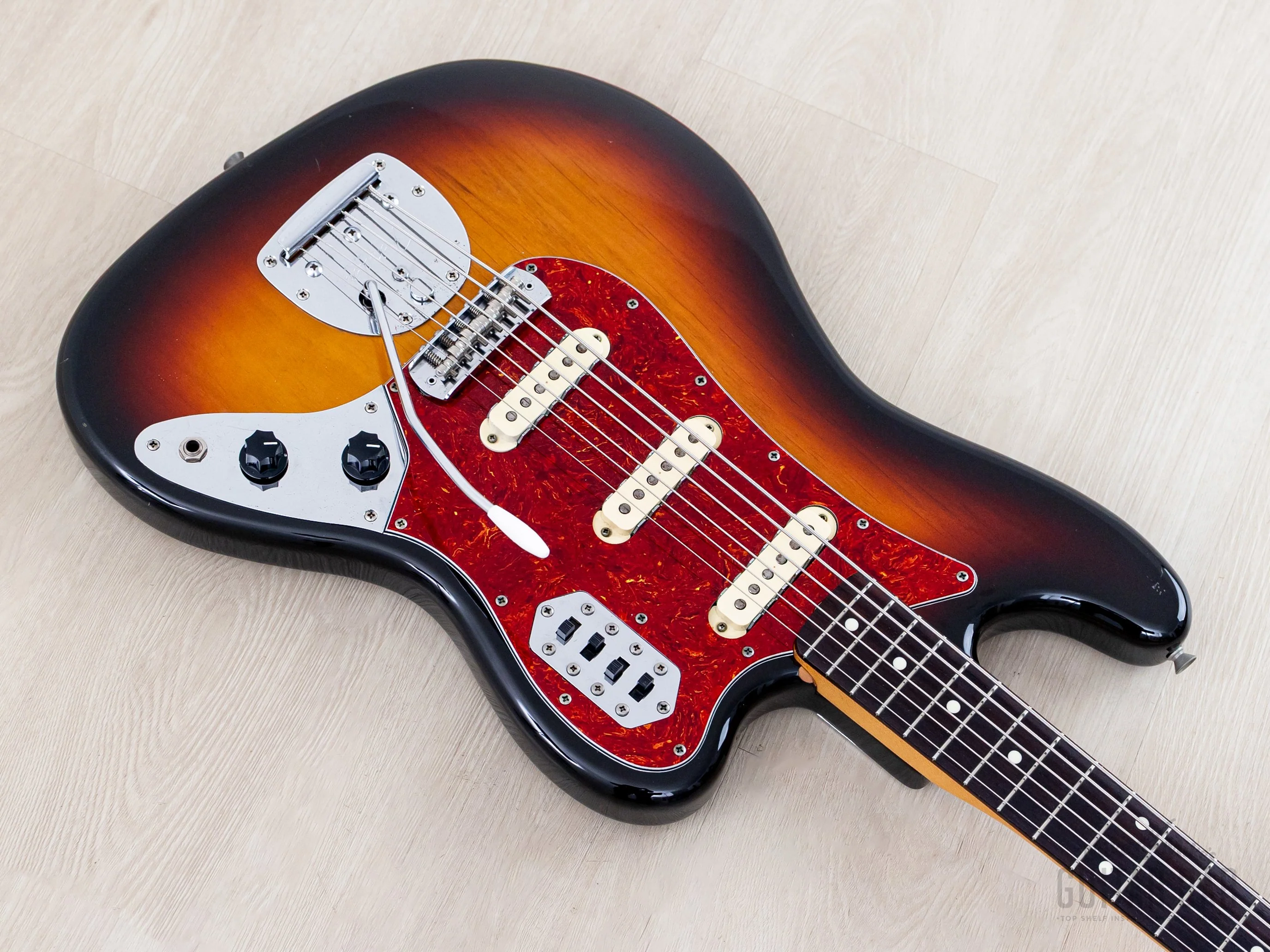 1992 Fender Custom Edition Bass VI Sunburst, 100% Original, Japan MIJ Fujigen - Image 9