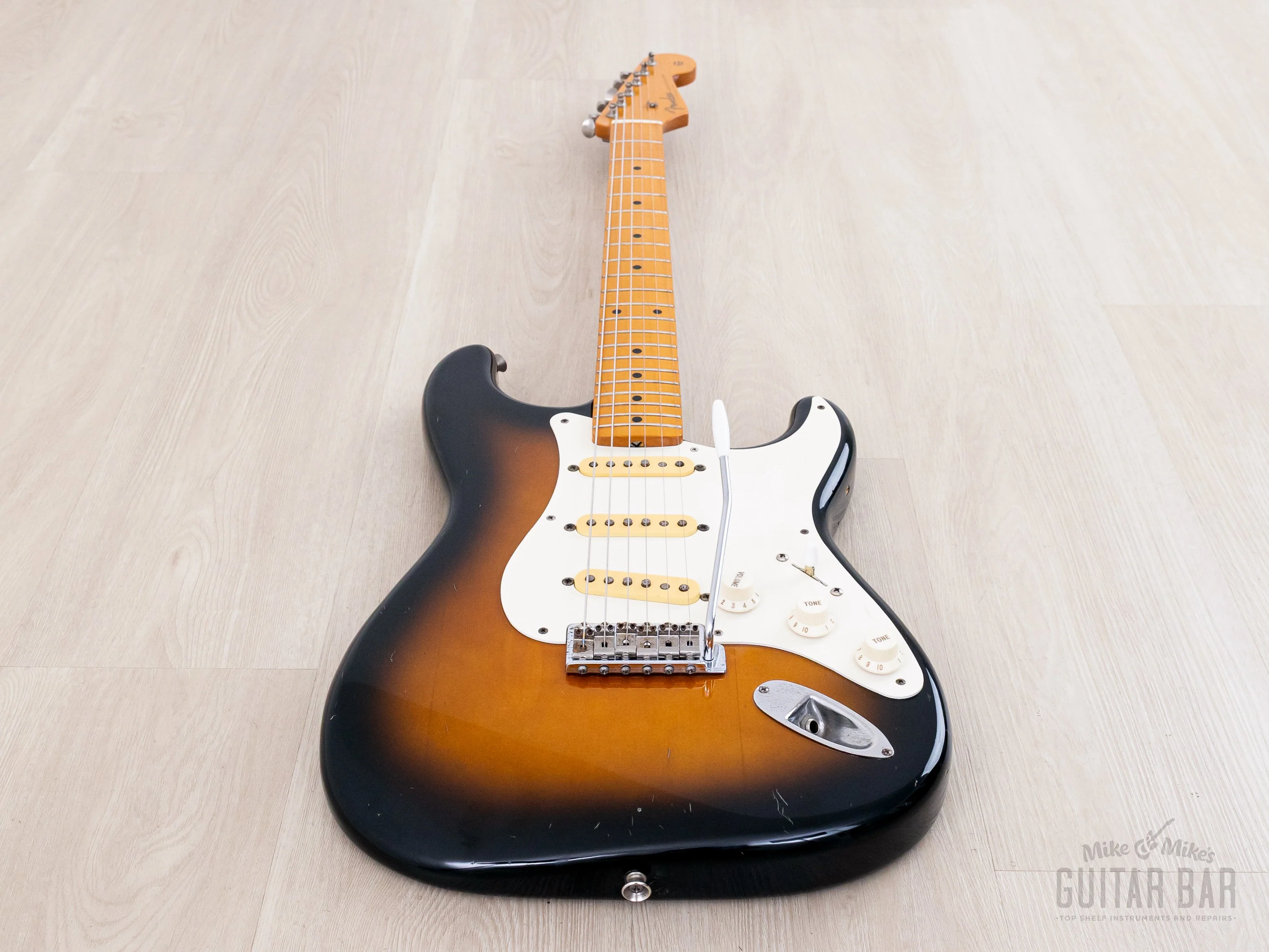 1992 Fender Stratocaster ‘57 Vintage Reissue ST57-53 Sunburst, Japan MIJ Fujigen - Image 11