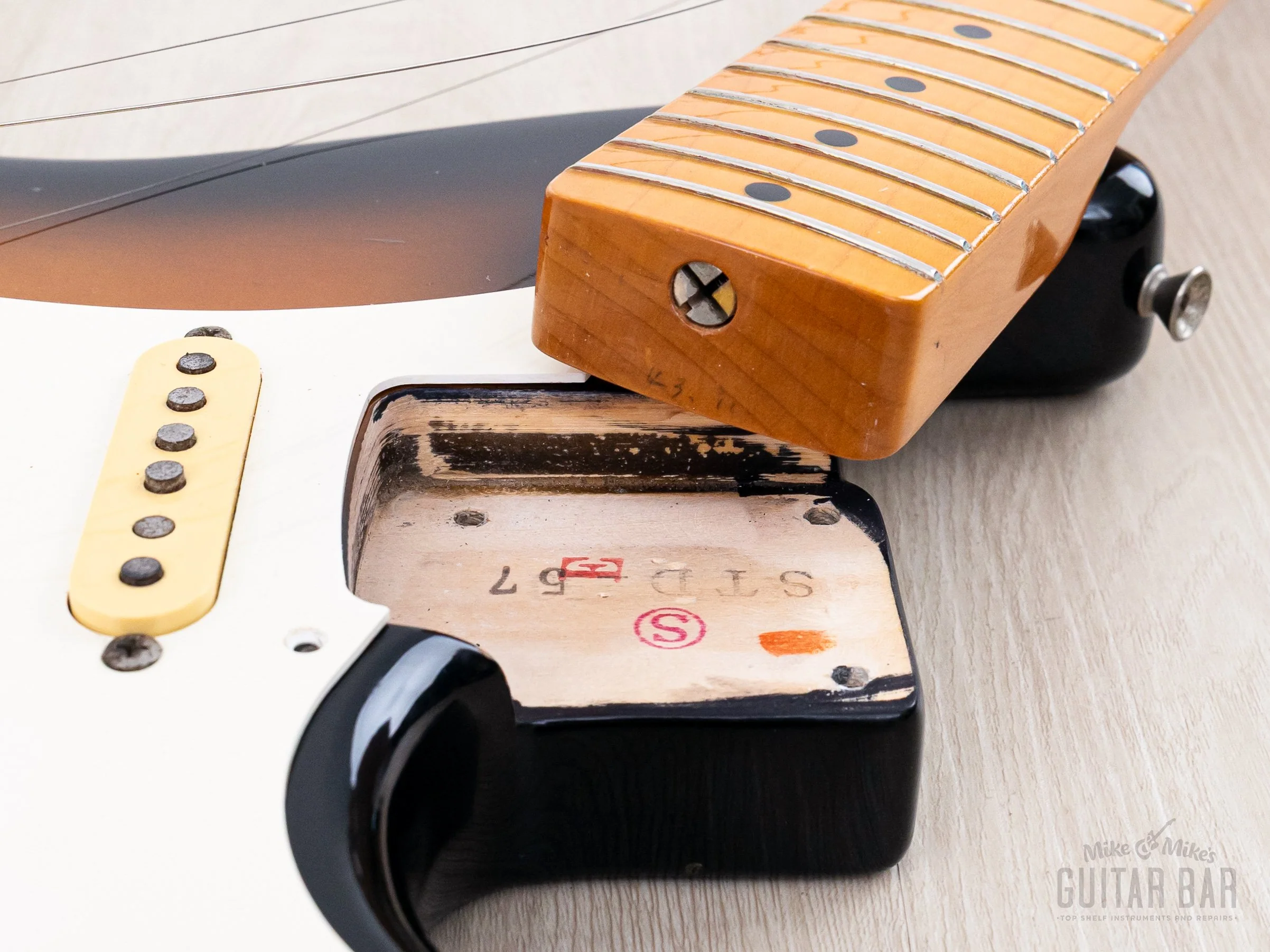 1992 Fender Stratocaster ‘57 Vintage Reissue ST57-53 Sunburst, Japan MIJ Fujigen - Image 17