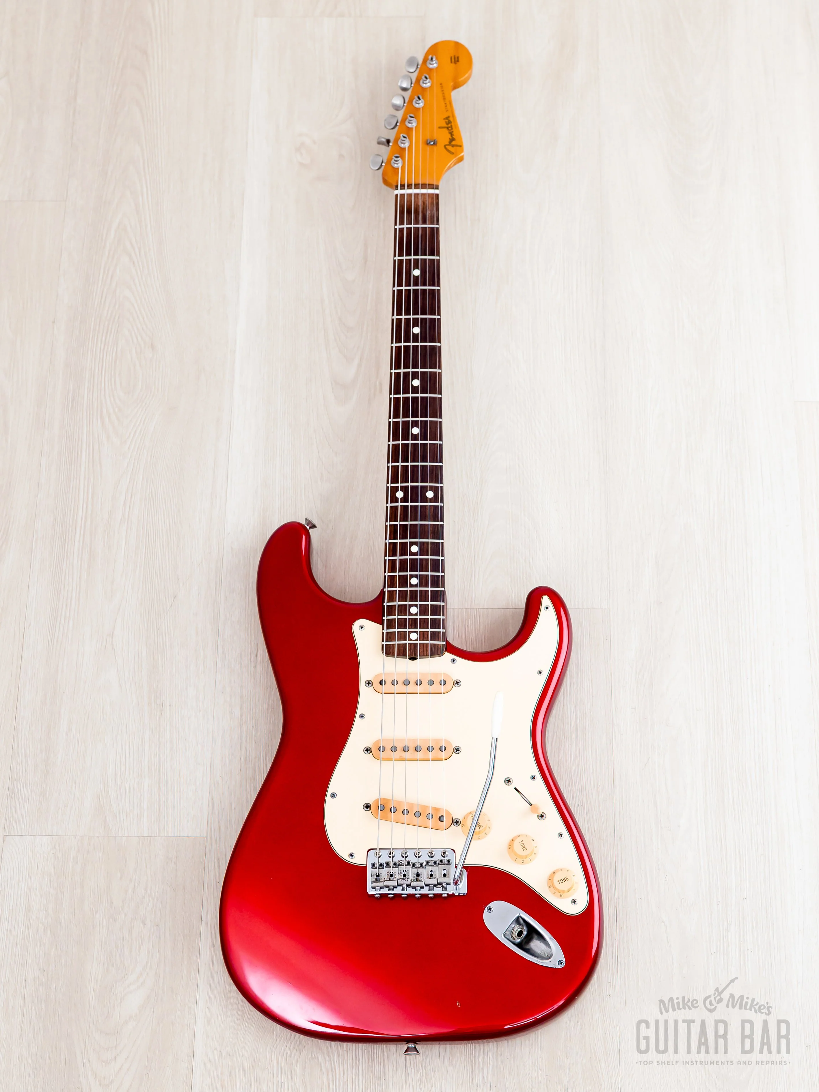 1992 Fender Stratocaster ‘62 Vintage Reissue ST62-53 Candy Apple Red 100% Original, Japan MIJ Fujigen - Image 2