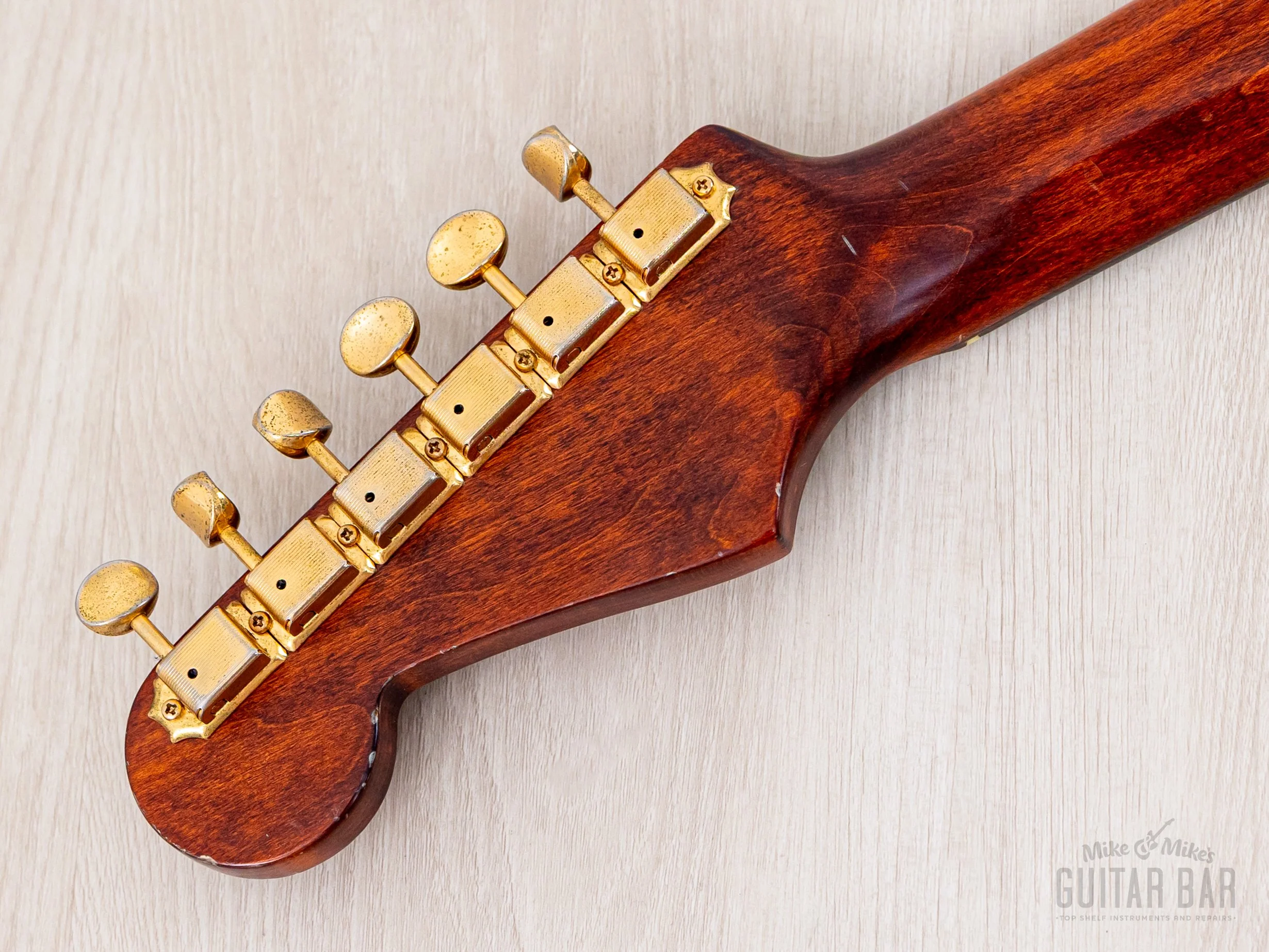 1992 Fender Stratocaster Order Made Walnut Satin Nitro Lacquer w/ Gold Hardware & Case, Japan MIJ Fujigen - Image 5