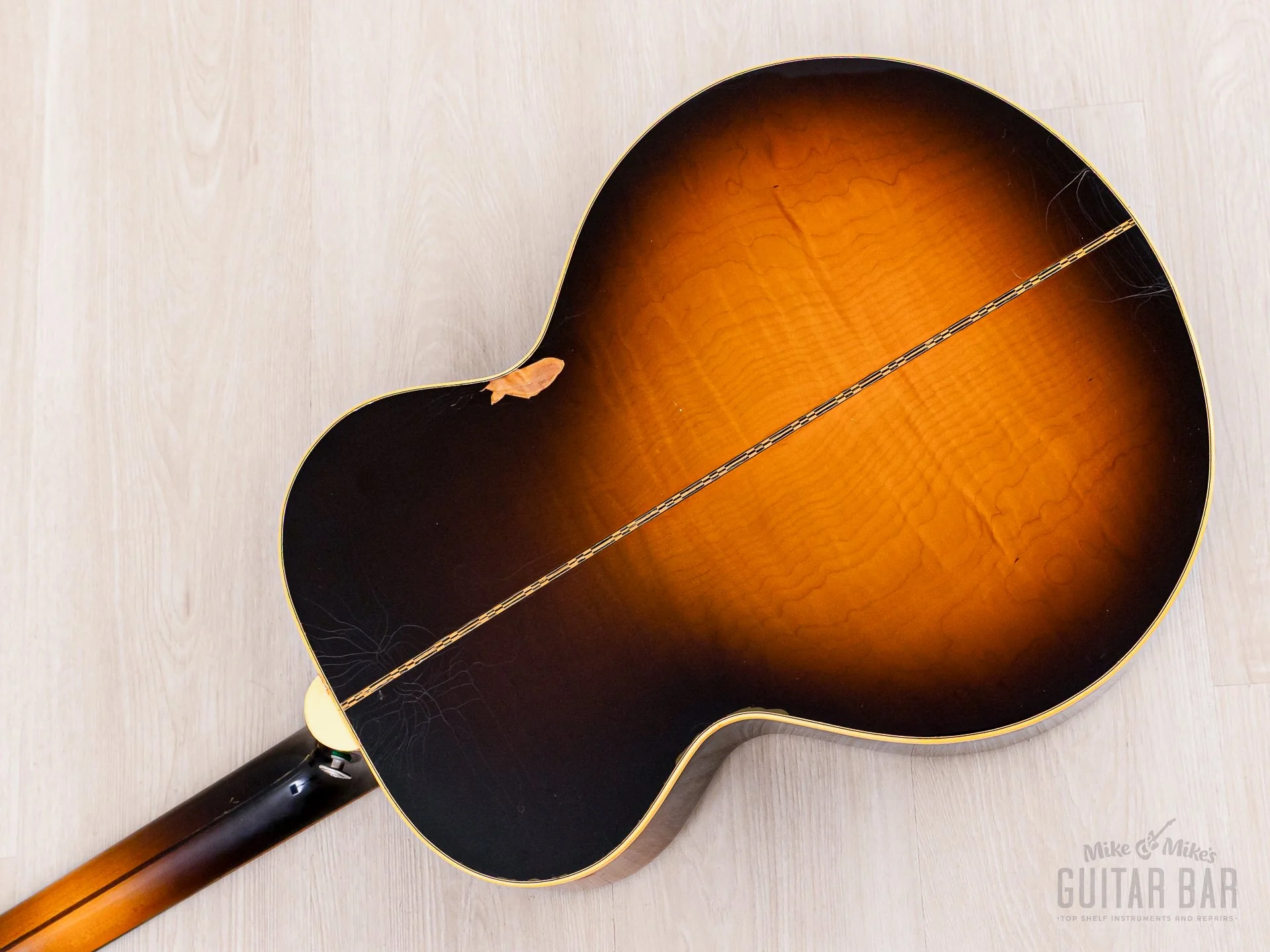 1992 Gibson J-200 Junior Jumbo Acoustic Guitar Vintage Sunburst w/ Case - Image 18