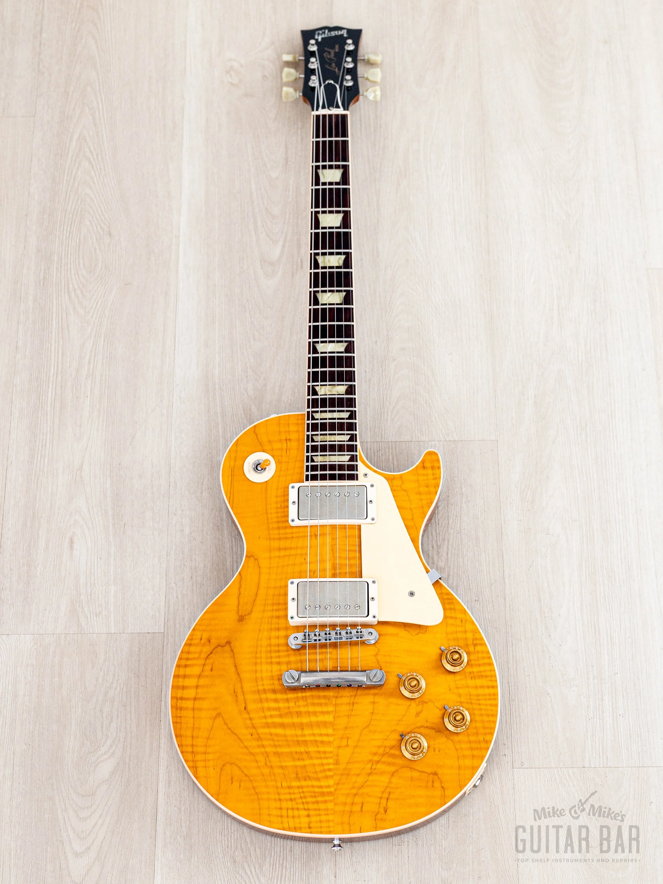 1992 Gibson Les Paul Classic Plus Trans Amber Monster Top, Near-Mint w/ Tone Specific 57/61 PAFs, Case - Image 2