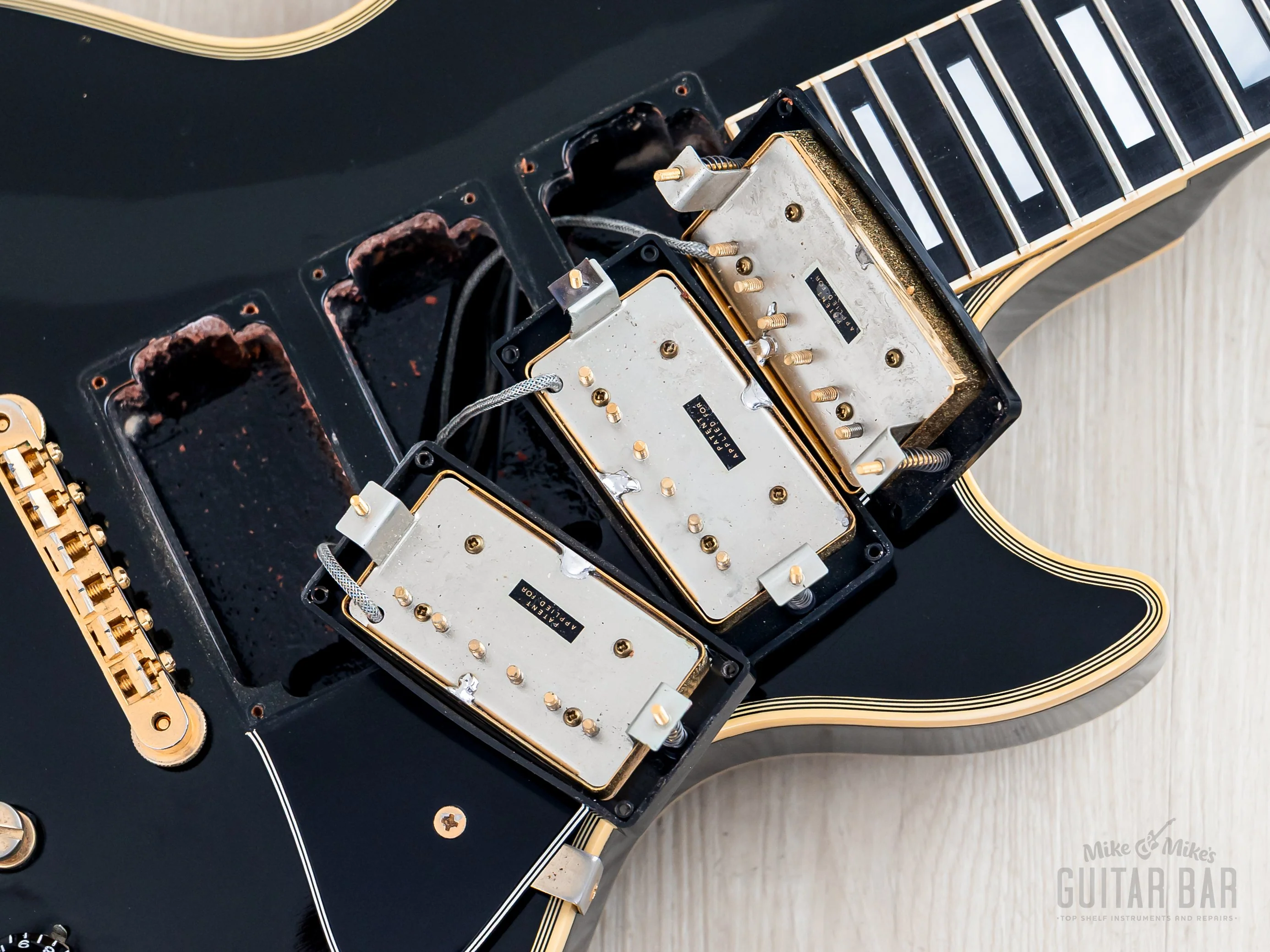 1992 Gibson Pre-Historic '57 Les Paul Custom 3 Pickup Black Beauty w/ 57 Classic PAFs, Case - Image 17