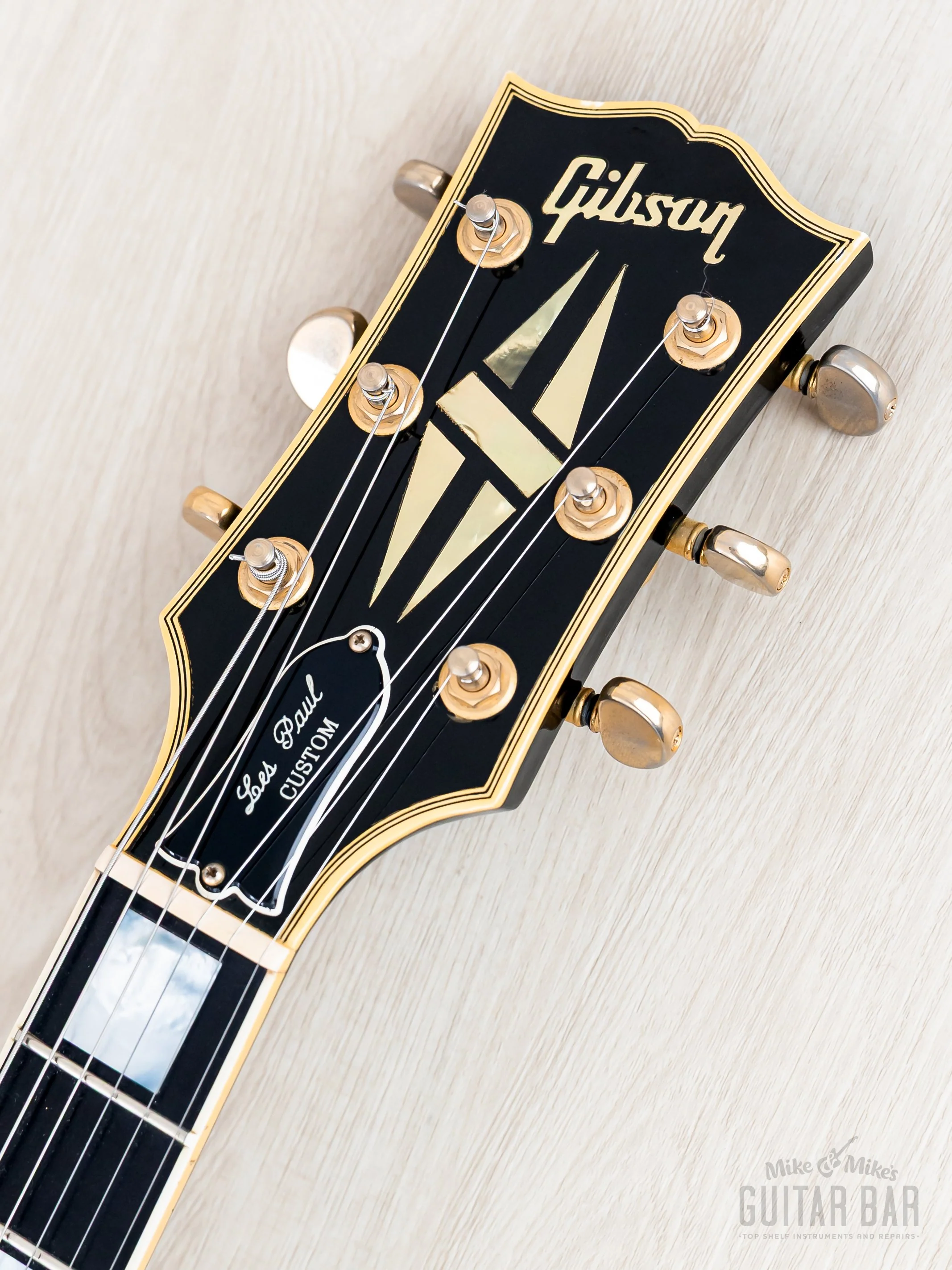 1992 Gibson Pre-Historic '57 Les Paul Custom 3 Pickup Black Beauty w/ 57 Classic PAFs, Case - Image 4