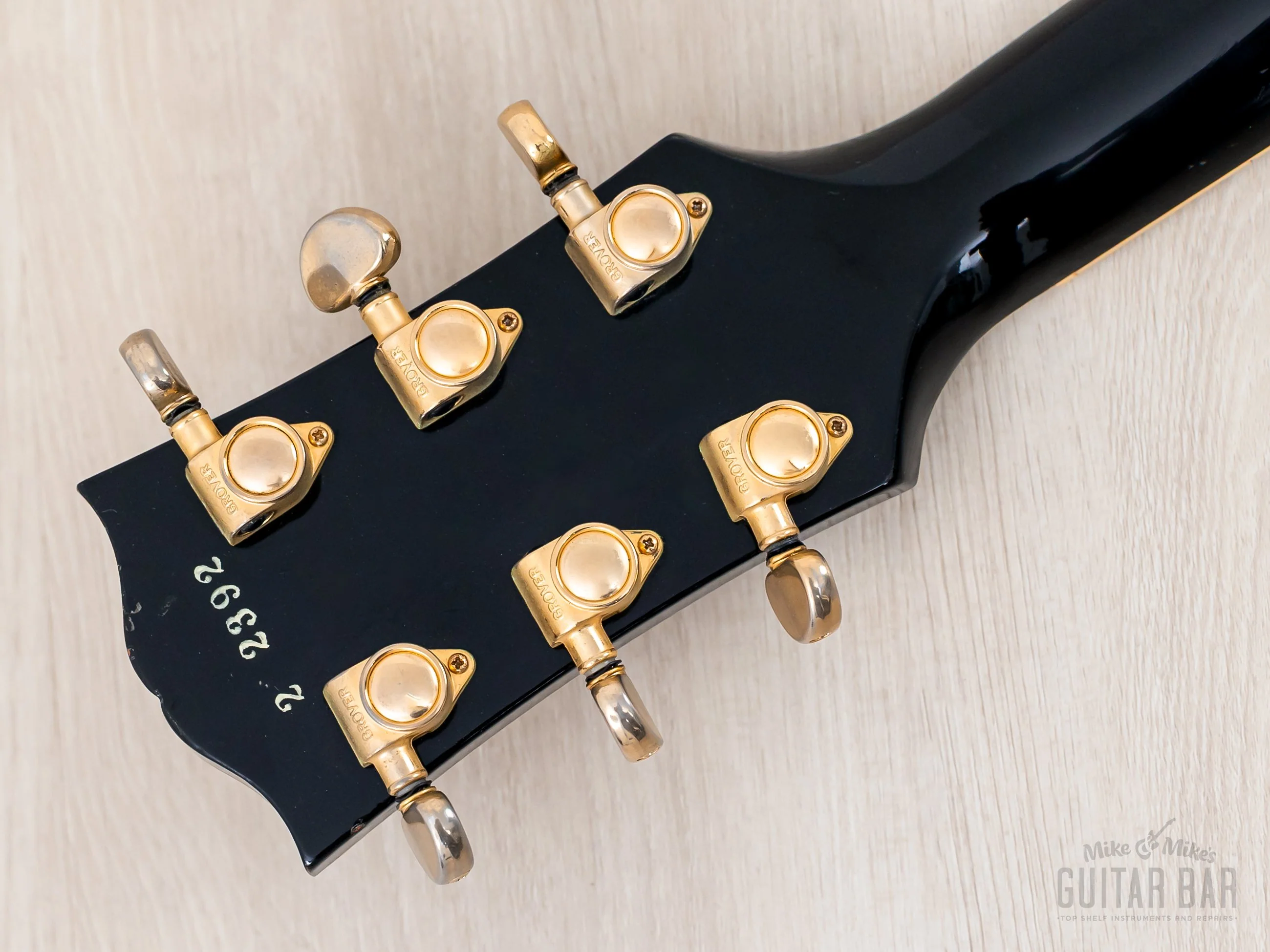 1992 Gibson Pre-Historic '57 Les Paul Custom 3 Pickup Black Beauty w/ 57 Classic PAFs, Case - Image 5