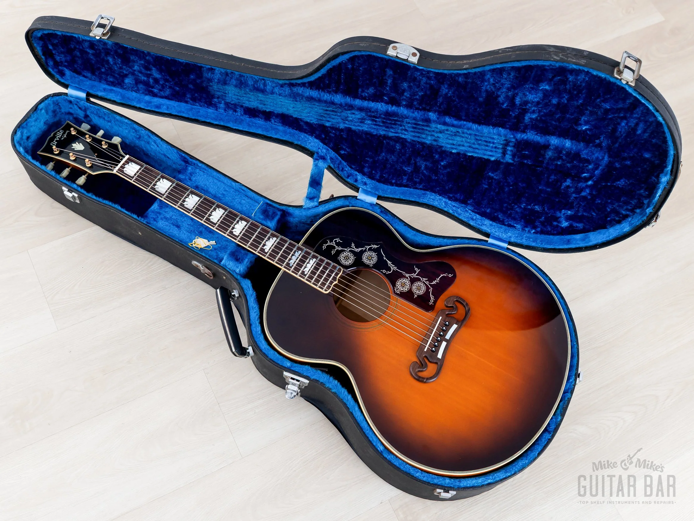 1992 Orville by Gibson J-200 Jumbo Acoustic Electric Guitar Sunburst w/ Case - Image 20