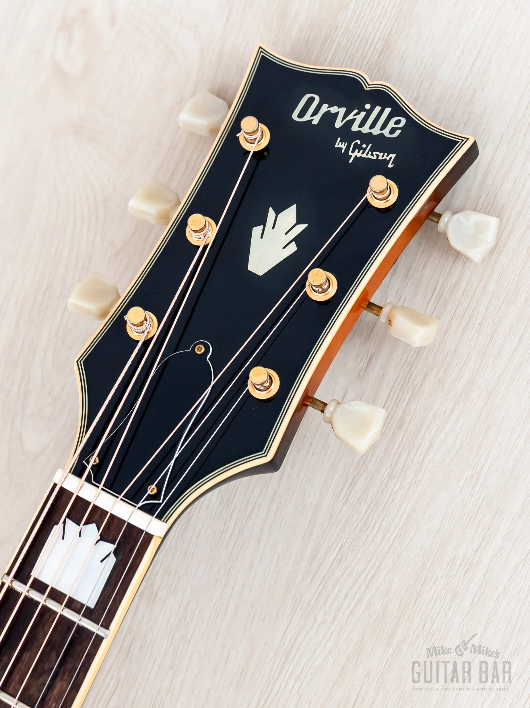 1992 Orville by Gibson J-200 Jumbo Acoustic Electric Guitar Sunburst w/ Case - Image 4