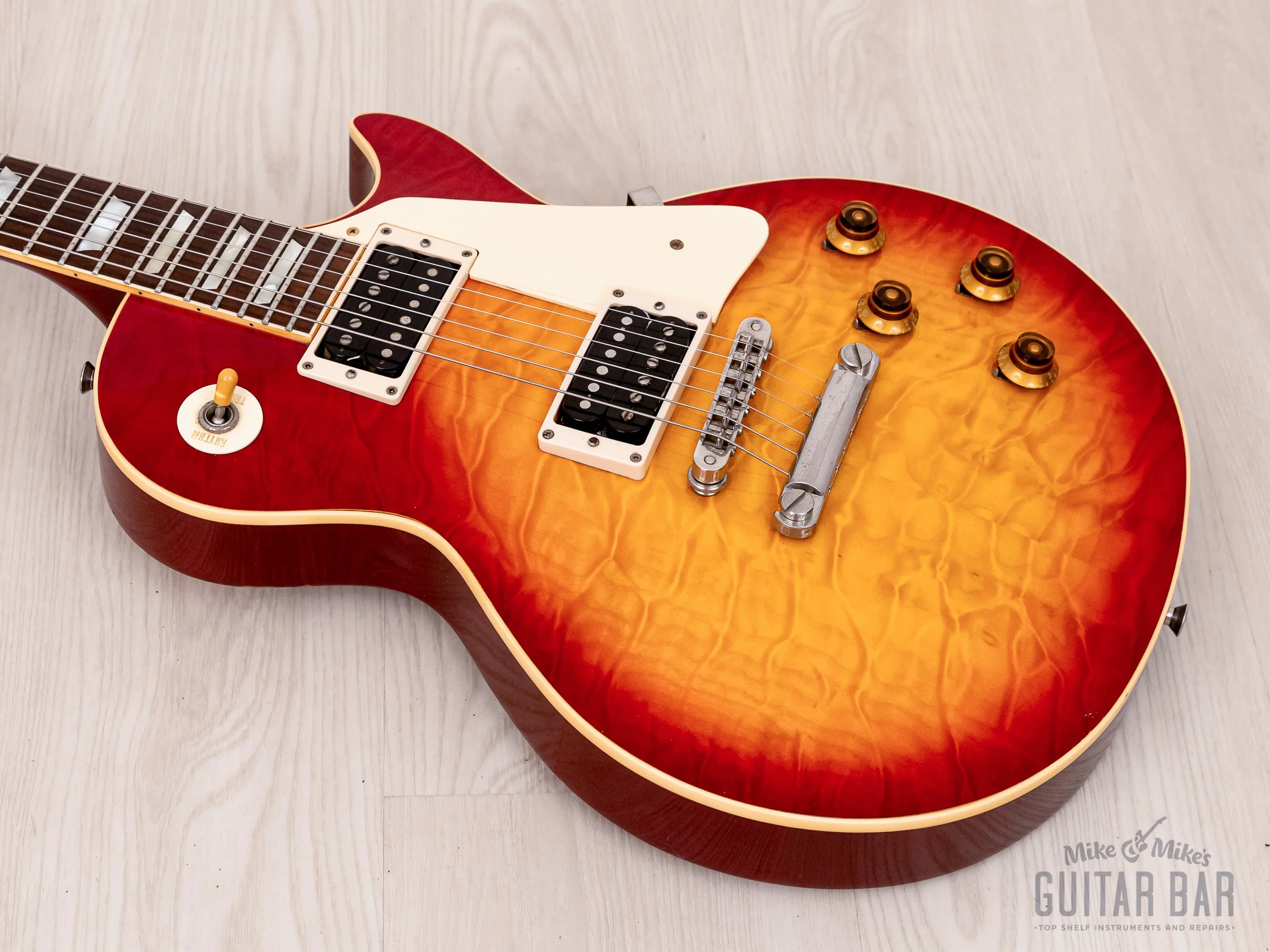 1992 Orville by Gibson Les Paul Standard LPS-QM Quilted Maple Top w/ 57 Classic PAFs, Japan - Image 10