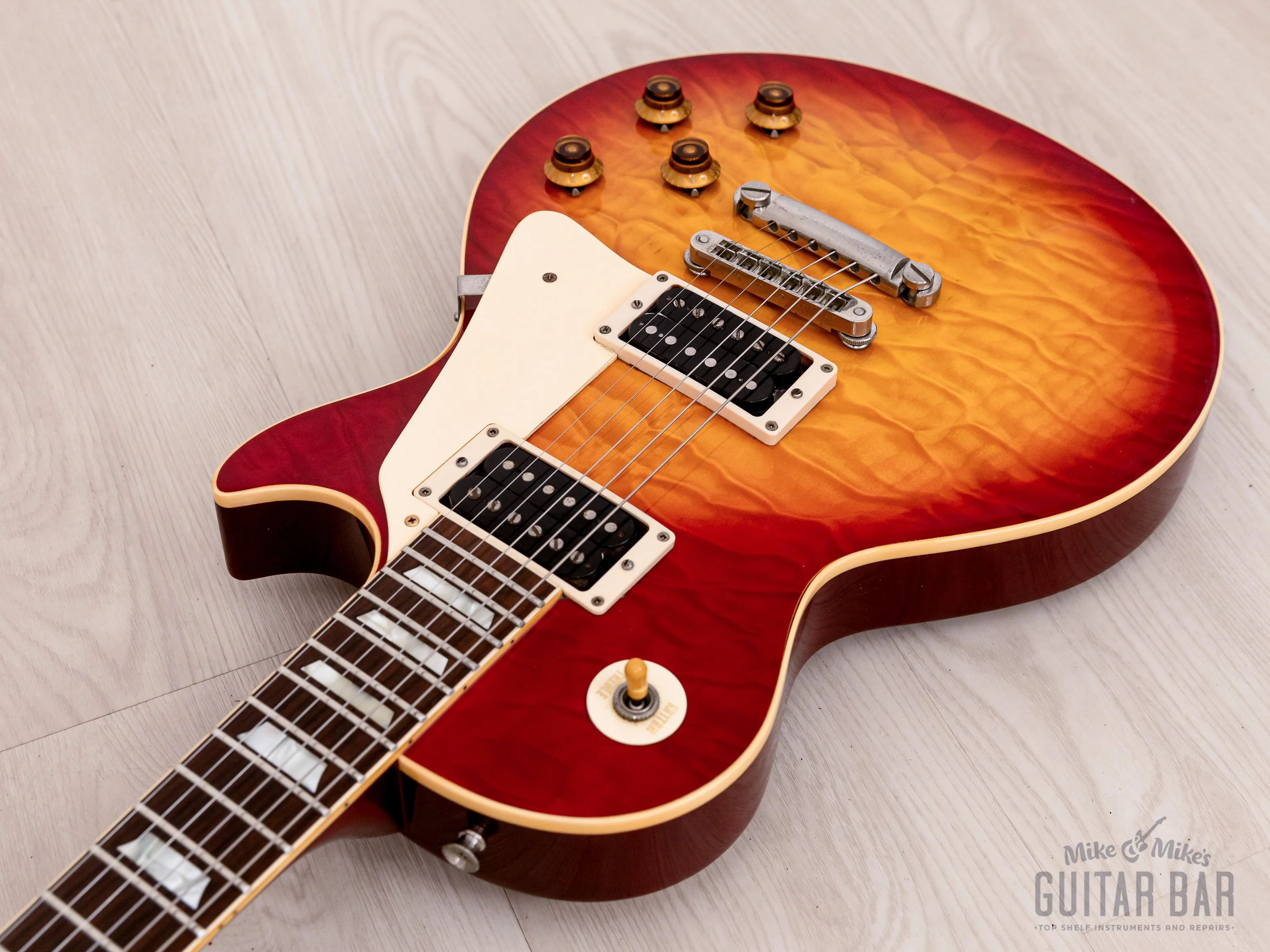 1992 Orville by Gibson Les Paul Standard LPS-QM Quilted Maple Top w/ 57 Classic PAFs, Japan - Image 11