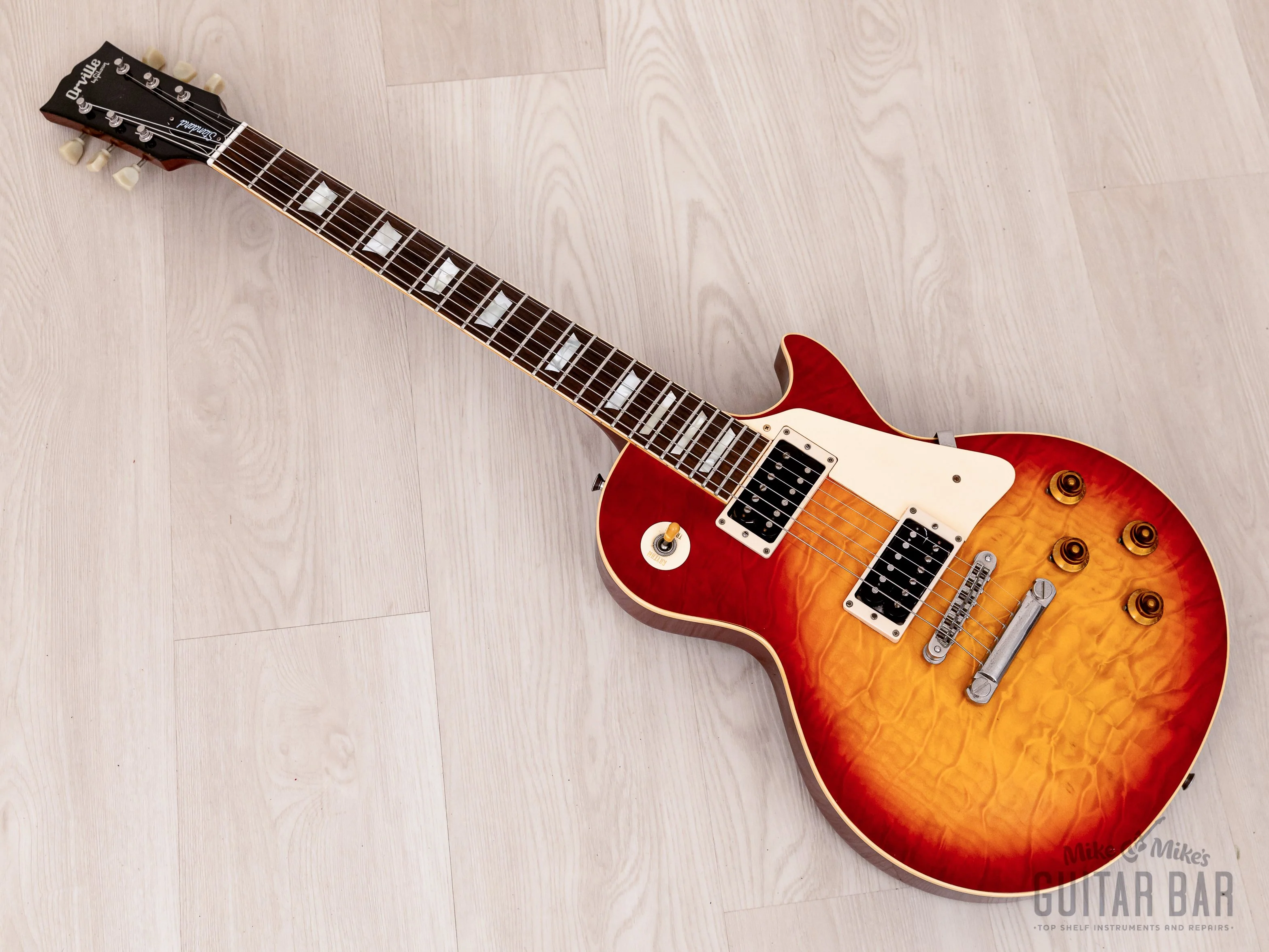 1992 Orville by Gibson Les Paul Standard LPS-QM Quilted Maple Top w/ 57 Classic PAFs, Japan - Image 13