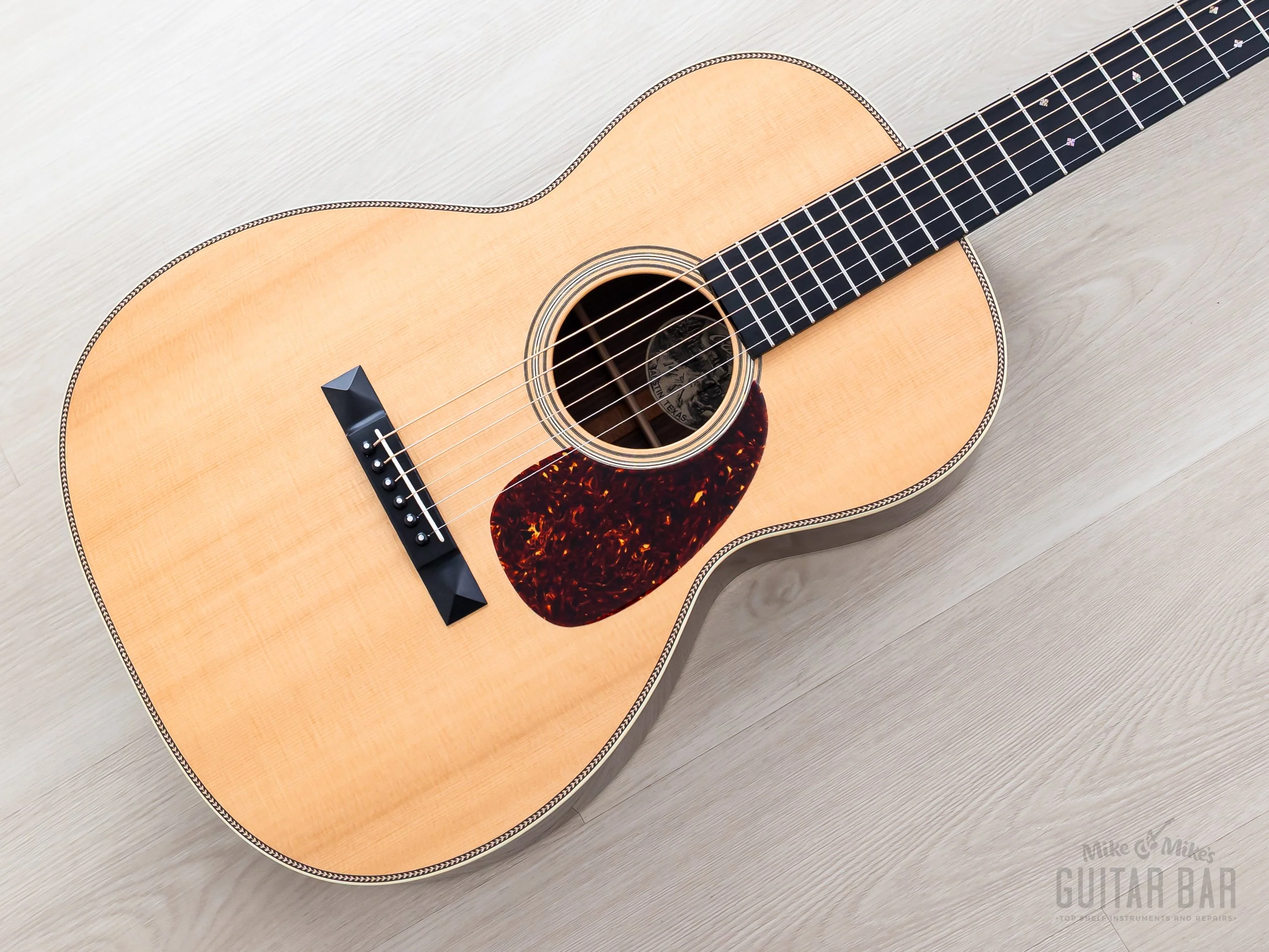 1993 Collings 0002H 12 Fret Long Scale Herringbone Acoustic Guitar, Near-Mint w/ Calton Flight Case
