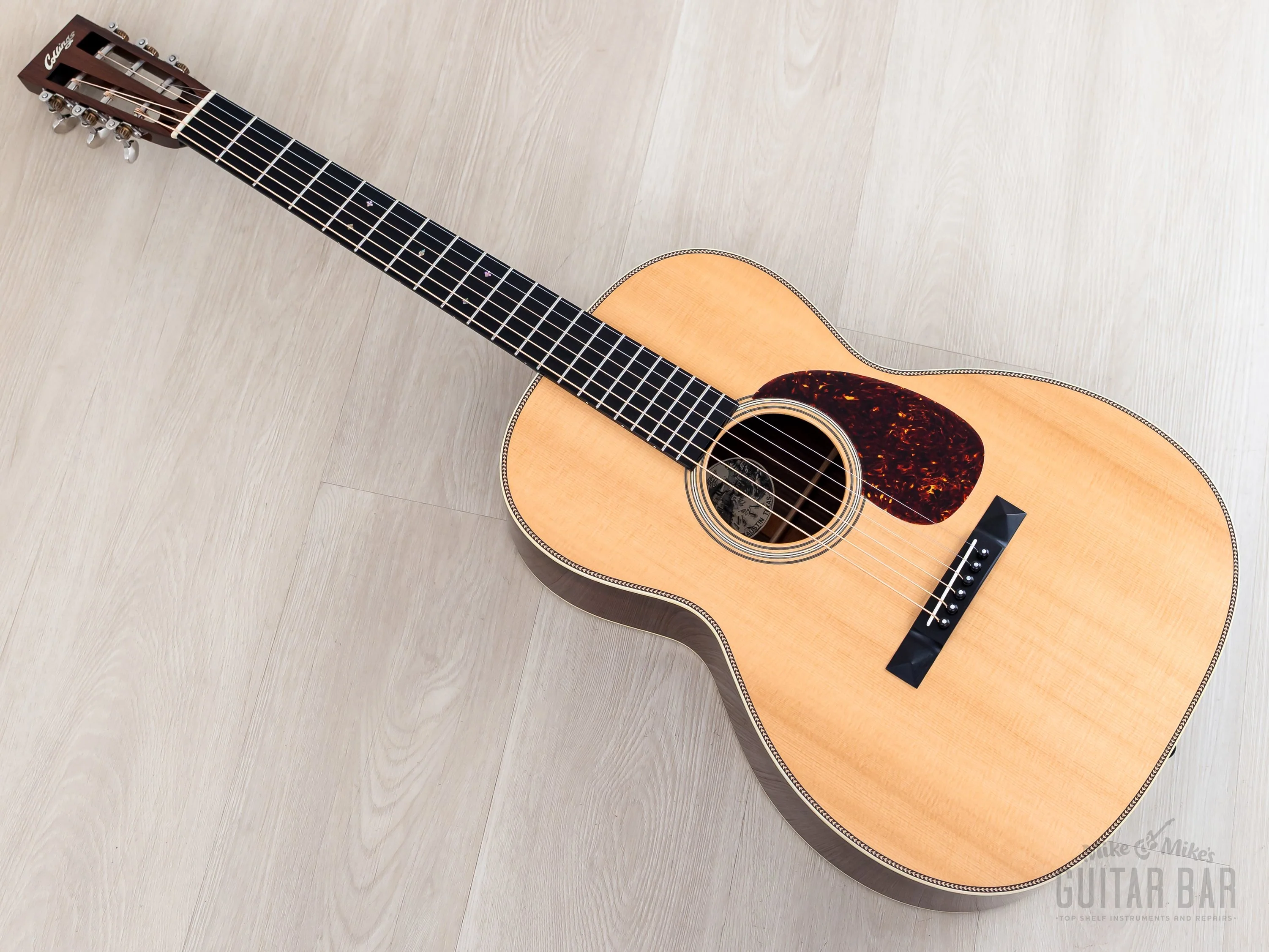 1993 Collings 0002H 12 Fret Long Scale Herringbone Acoustic Guitar, Near-Mint w/ Calton Flight Case - Image 13