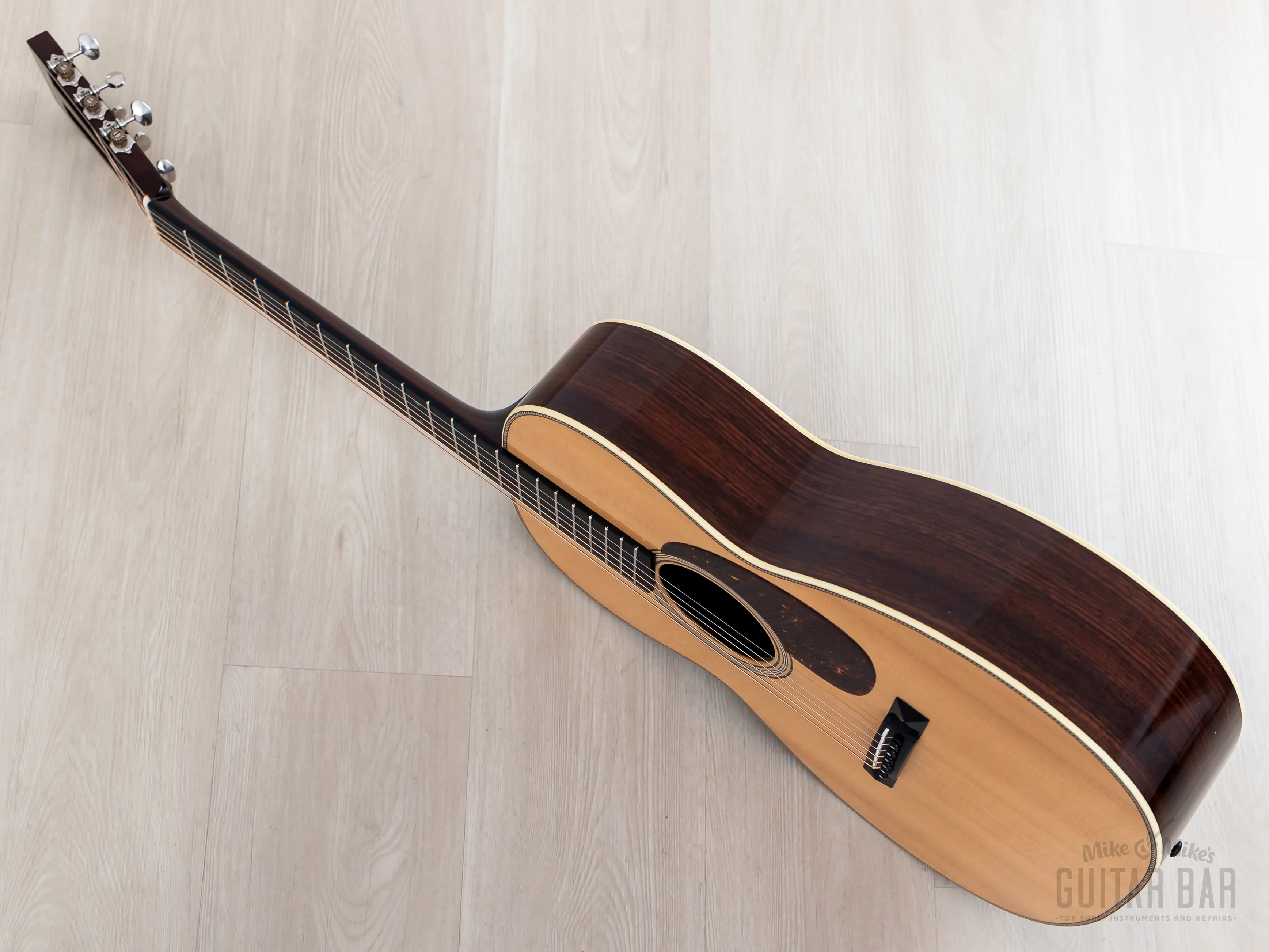 1993 Collings 0002H 12 Fret Long Scale Herringbone Acoustic Guitar, Near-Mint w/ Calton Flight Case - Image 14