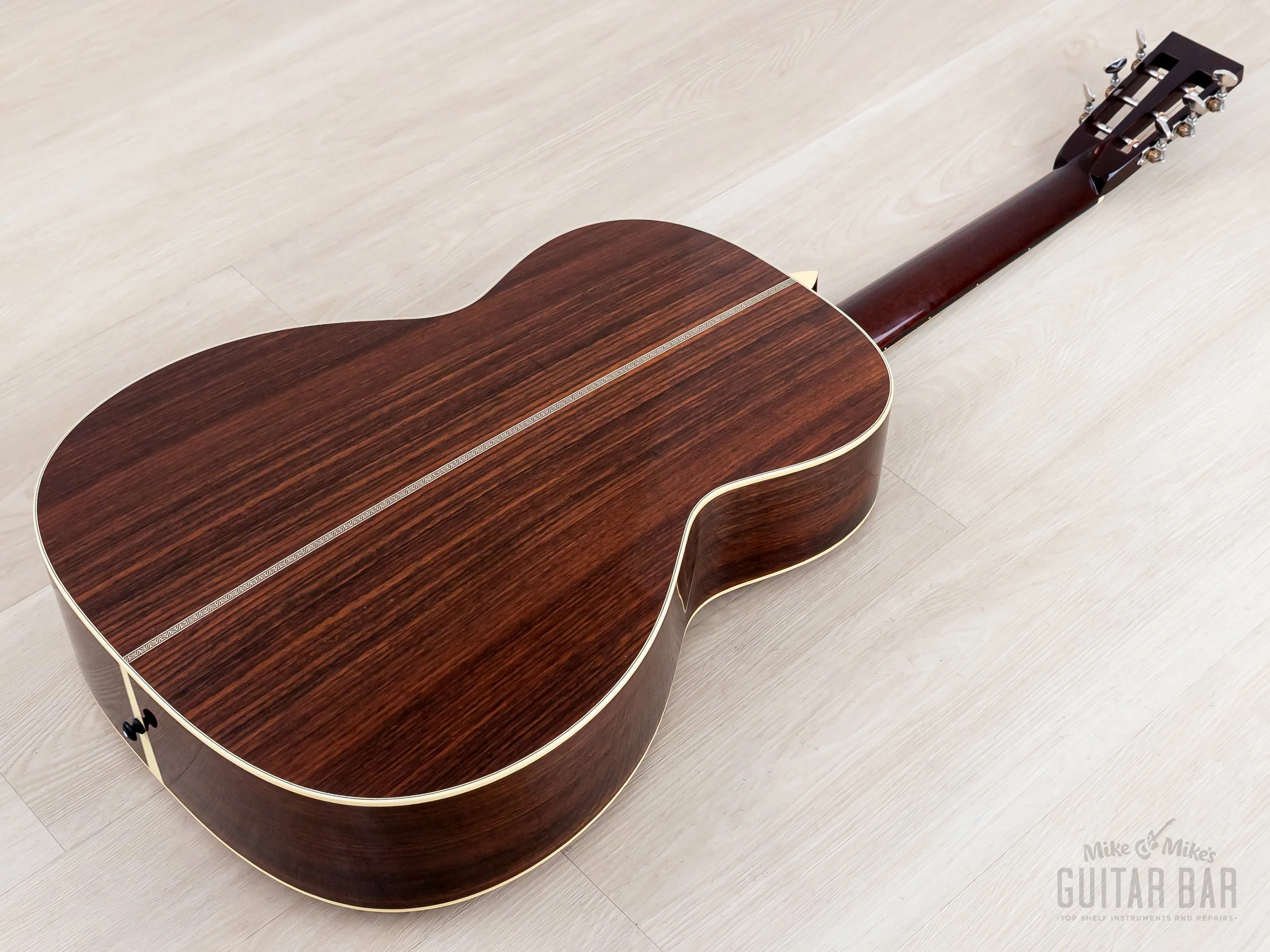 1993 Collings 0002H 12 Fret Long Scale Herringbone Acoustic Guitar, Near-Mint w/ Calton Flight Case - Image 17