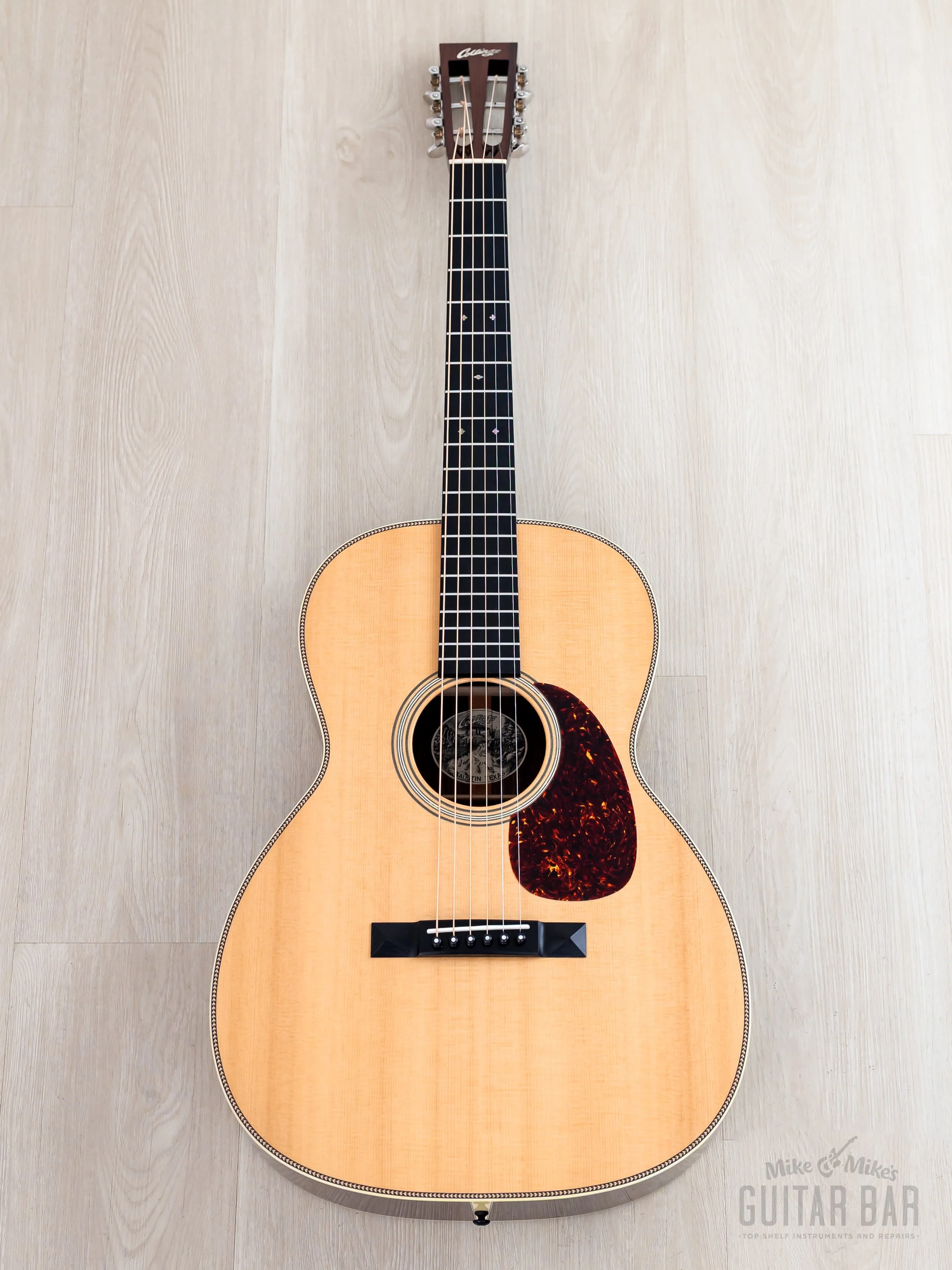1993 Collings 0002H 12 Fret Long Scale Herringbone Acoustic Guitar, Near-Mint w/ Calton Flight Case - Image 2