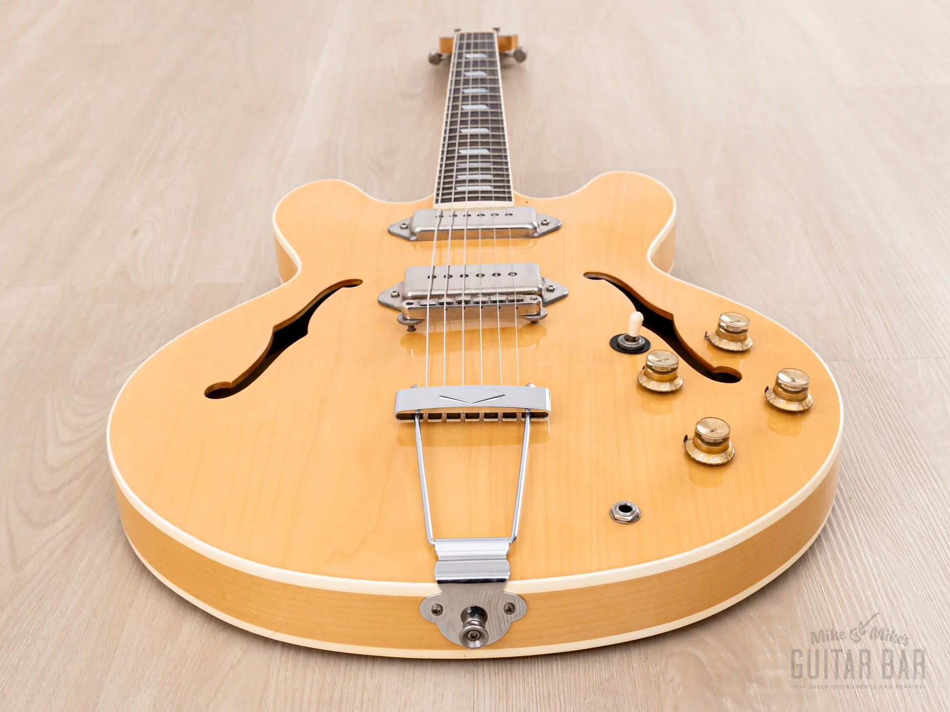 1993 Epiphone Casino Natural Near-Mint, Pre-Elitist Revolution-Spec, Japan Terada - Image 11