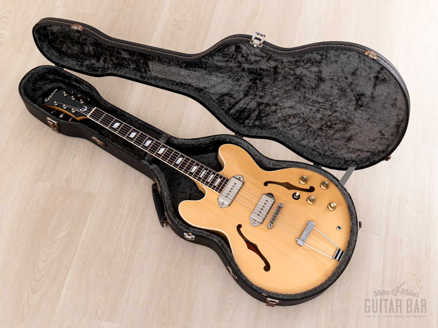 1993 Epiphone Casino Natural Near-Mint, Pre-Elitist Revolution-Spec, Japan Terada - Image 16