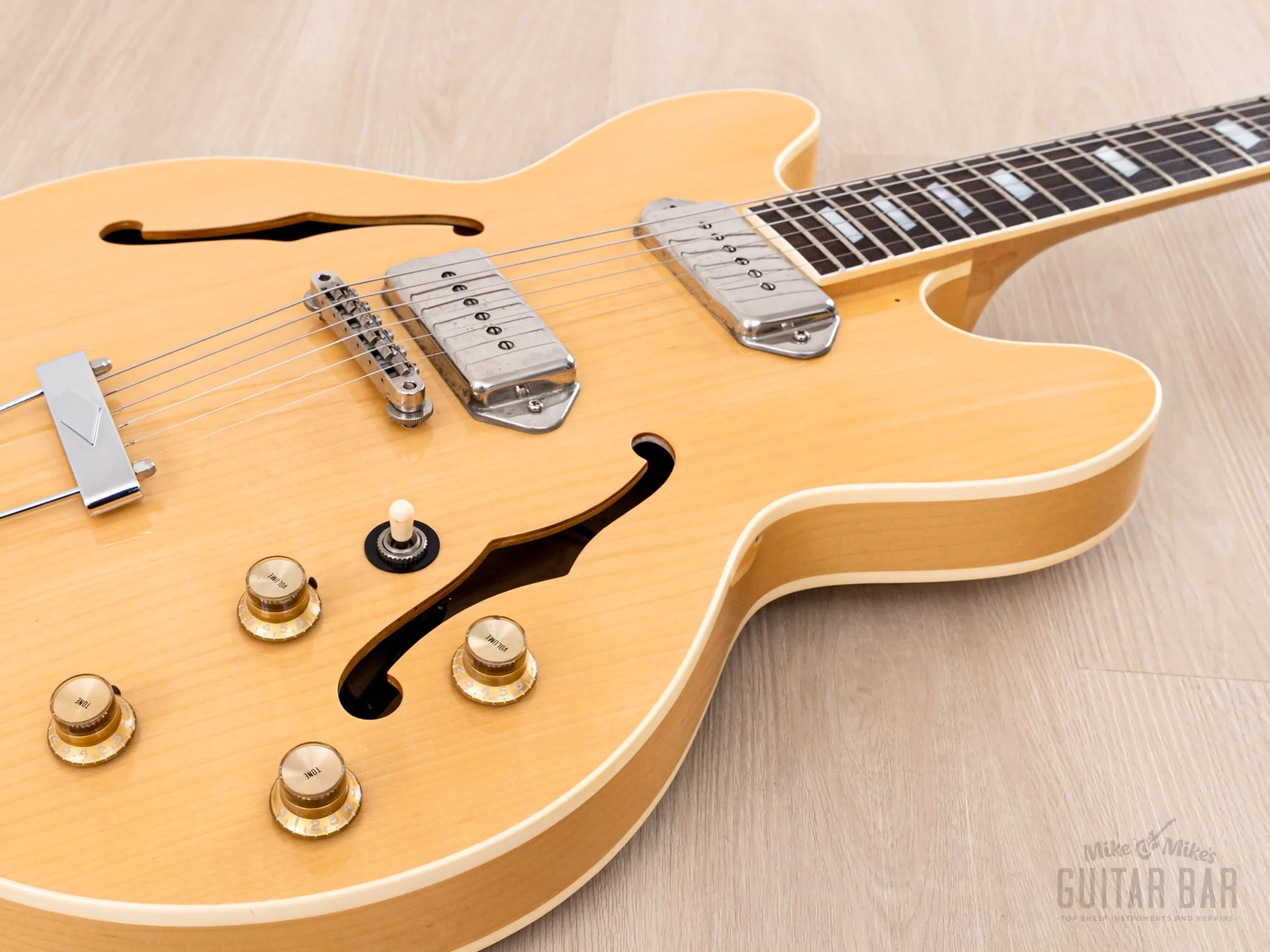 1993 Epiphone Casino Natural Near-Mint, Pre-Elitist Revolution-Spec, Japan Terada - Image 7