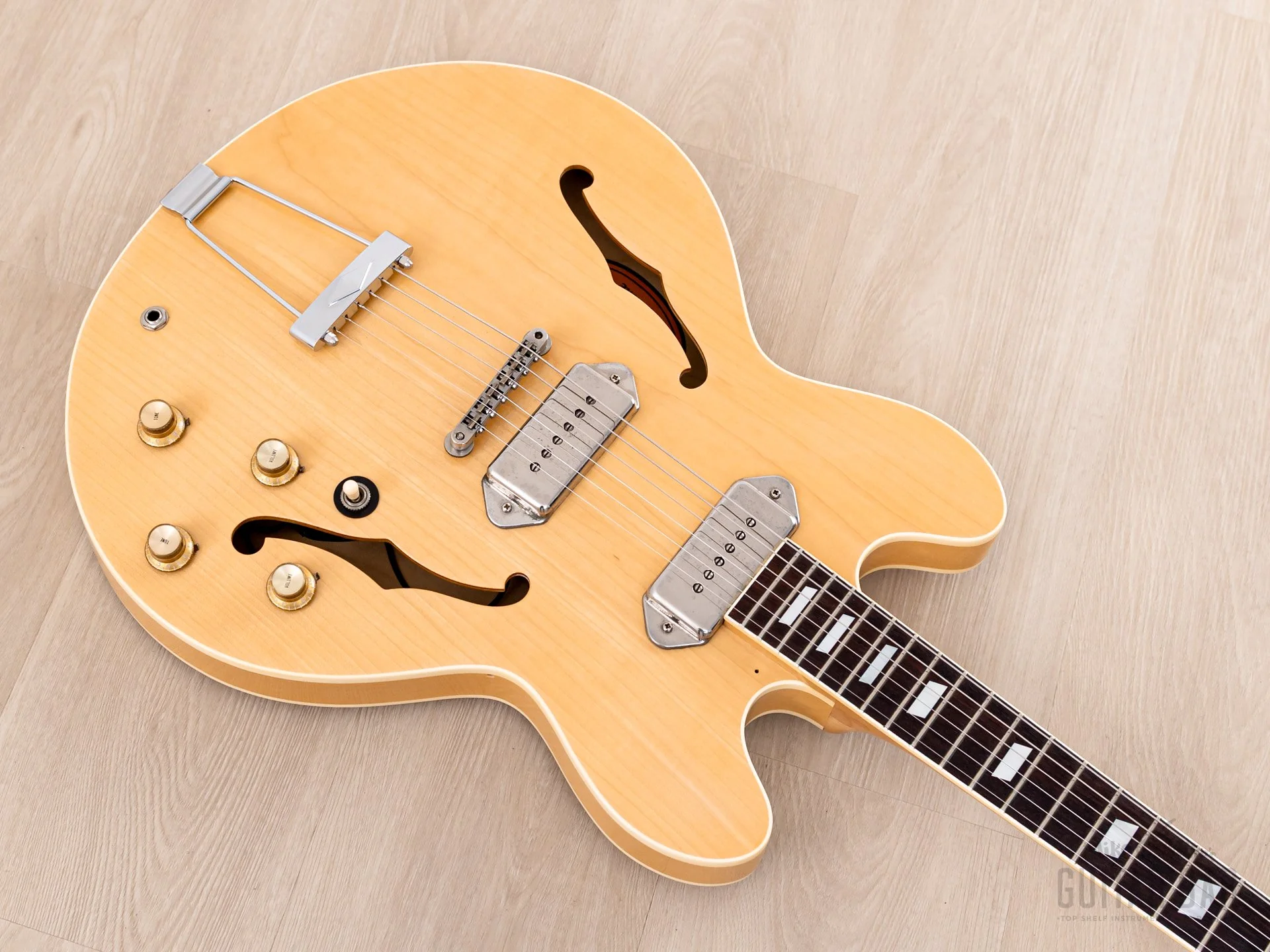 1993 Epiphone Casino Natural Near-Mint, Pre-Elitist Revolution-Spec, Japan Terada - Image 9