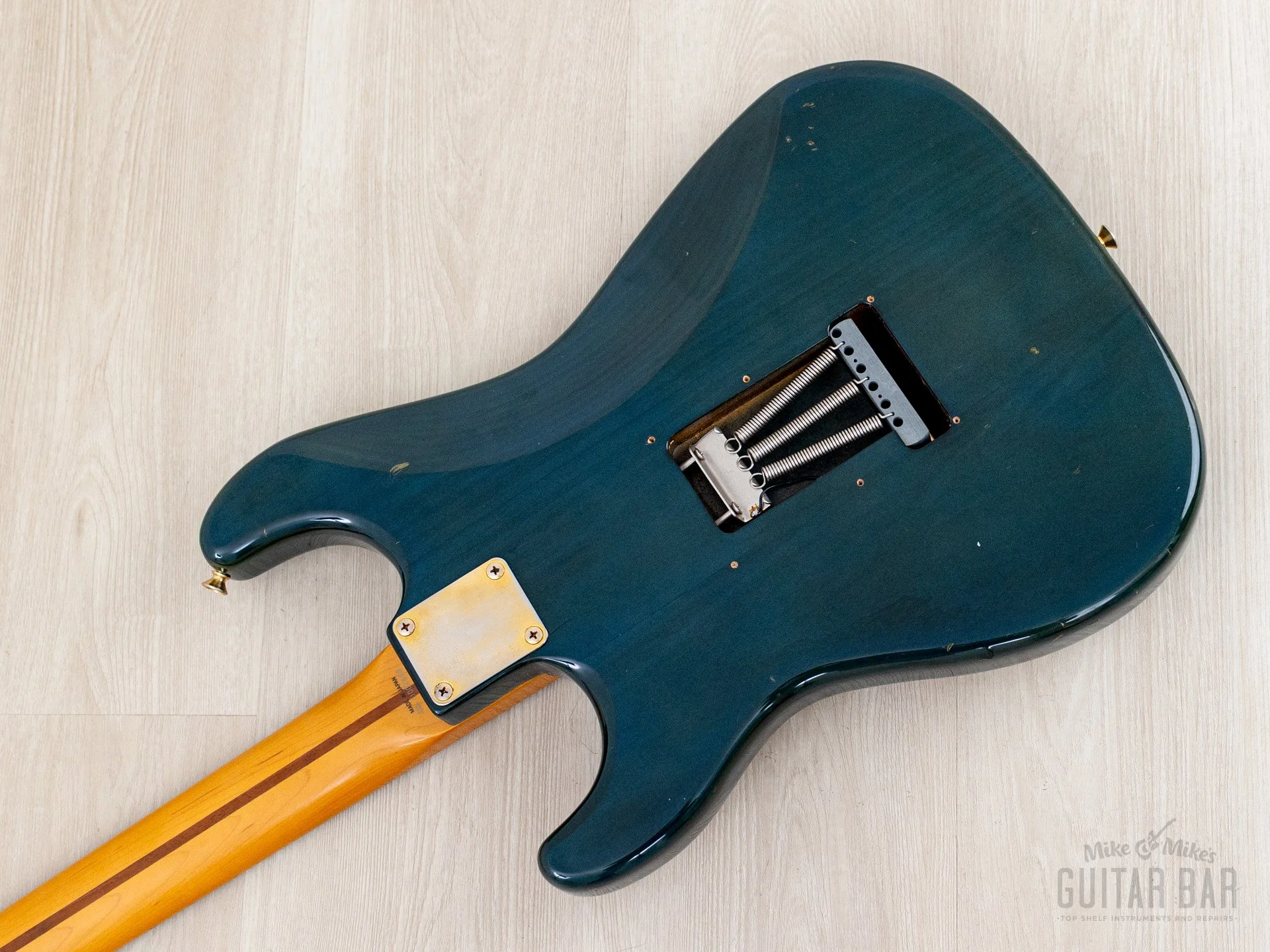1993 Fender Custom Edition '57 Stratocaster ST57G-65 Charcoal Marine w/ Gold Hardware, Japan MIJ Fujigen - Image 15