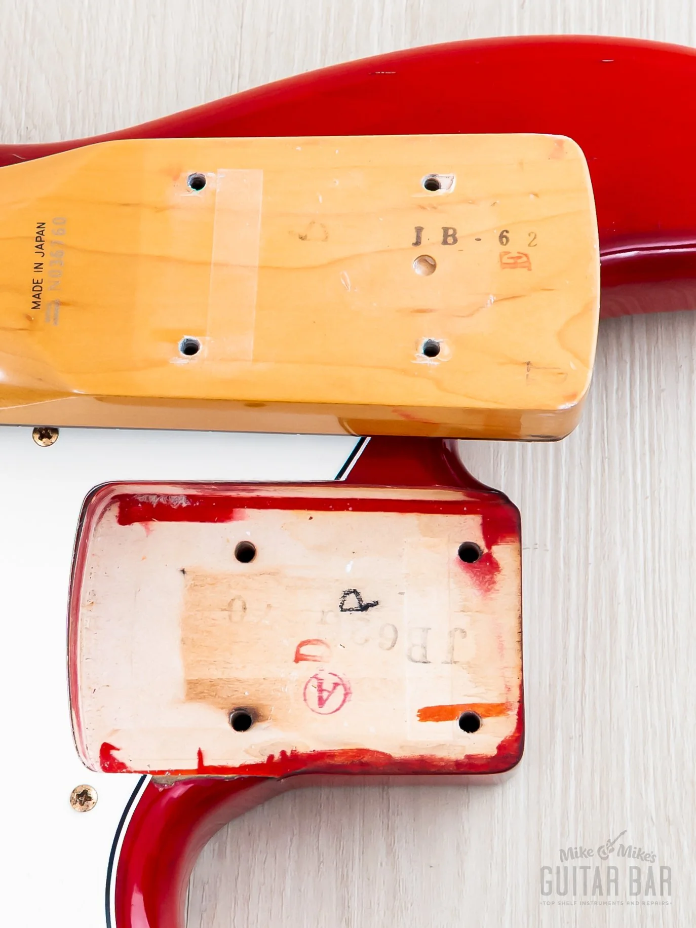 1993 Fender Custom Edition Jazz Bass JB62G-70 Charcoal Red w/ Gold Hardware, Japan MIJ - Image 19