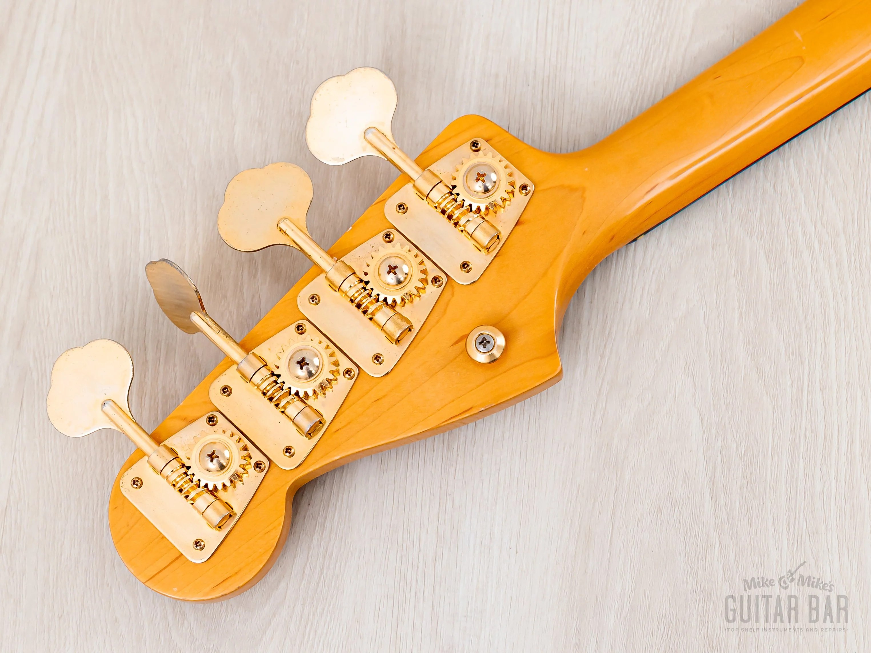 1993 Fender Custom Edition Jazz Bass JB62G-70 Charcoal Red w/ Gold Hardware, Japan MIJ - Image 5
