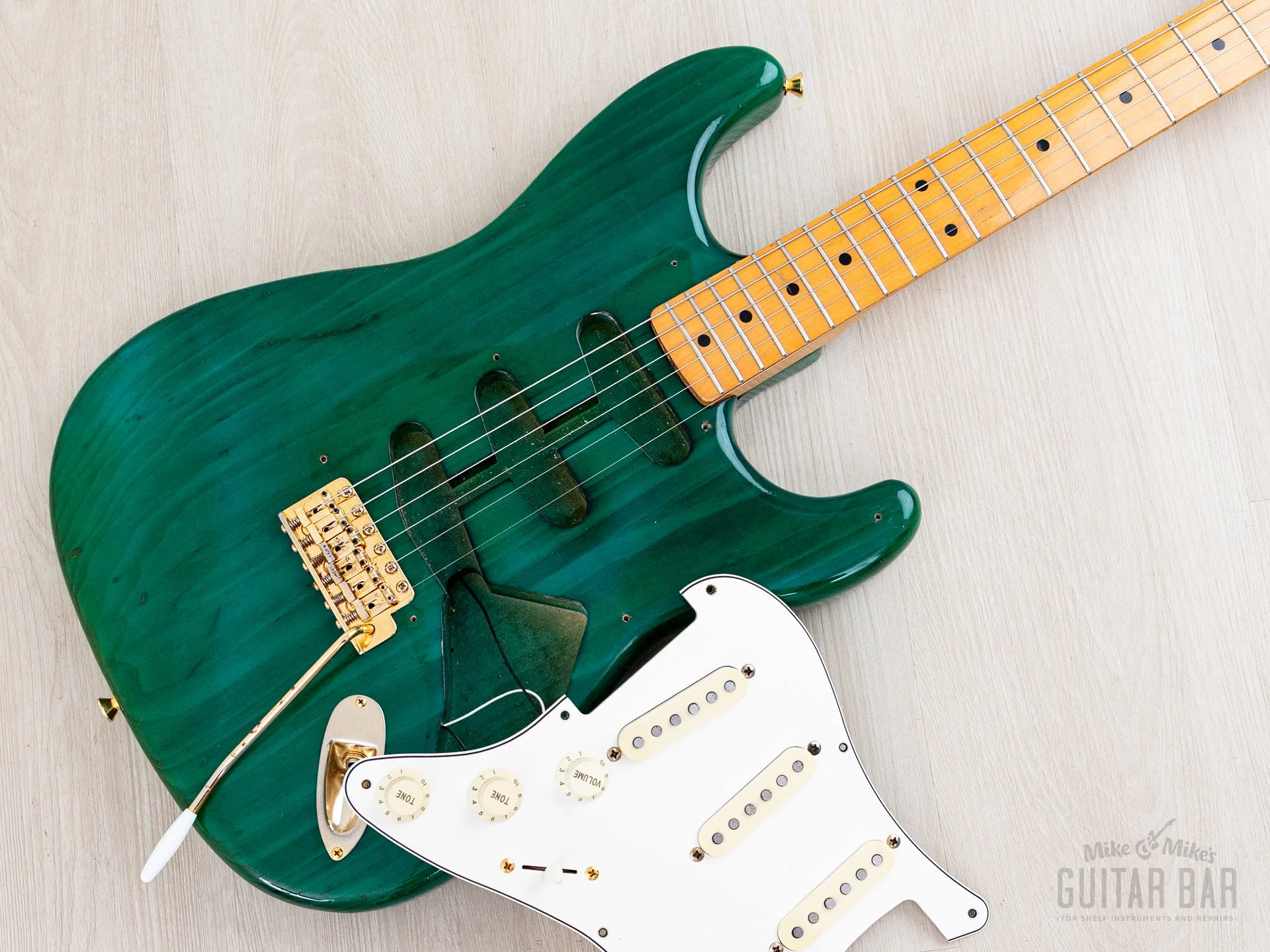1993 Fender Custom Edition Stratocaster ‘57 Vintage Reissue ST57G-65 Charcoal Green, Japan MIJ Fujigen - Image 22