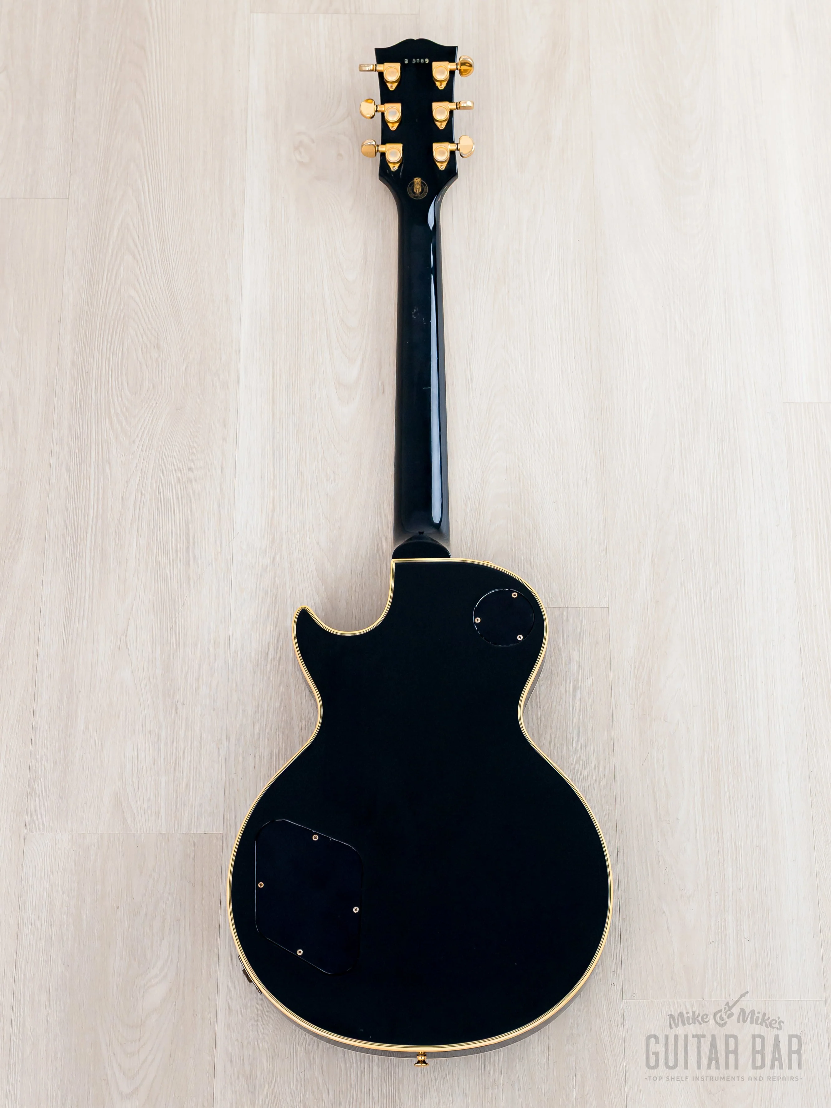 1993 Gibson Historic ‘57 Les Paul Custom Black Beauty LPB7 w/ '57 Classic PAFs & Case - Image 3