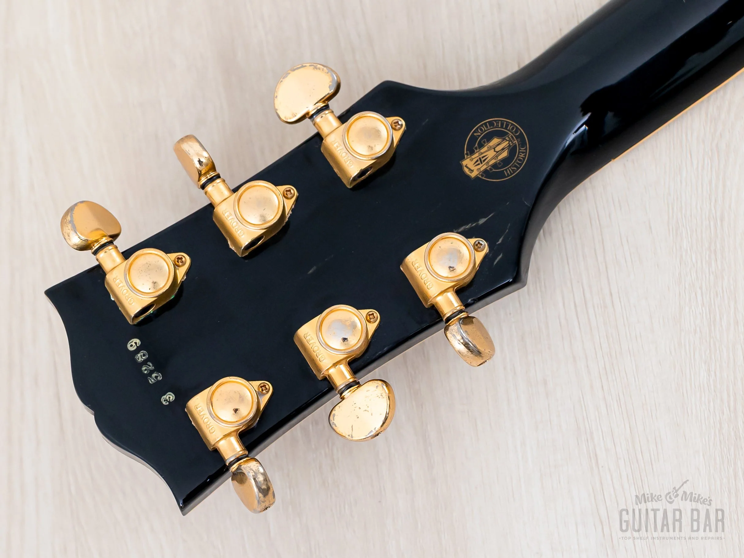 1993 Gibson Historic ‘57 Les Paul Custom Black Beauty LPB7 w/ '57 Classic PAFs & Case - Image 5