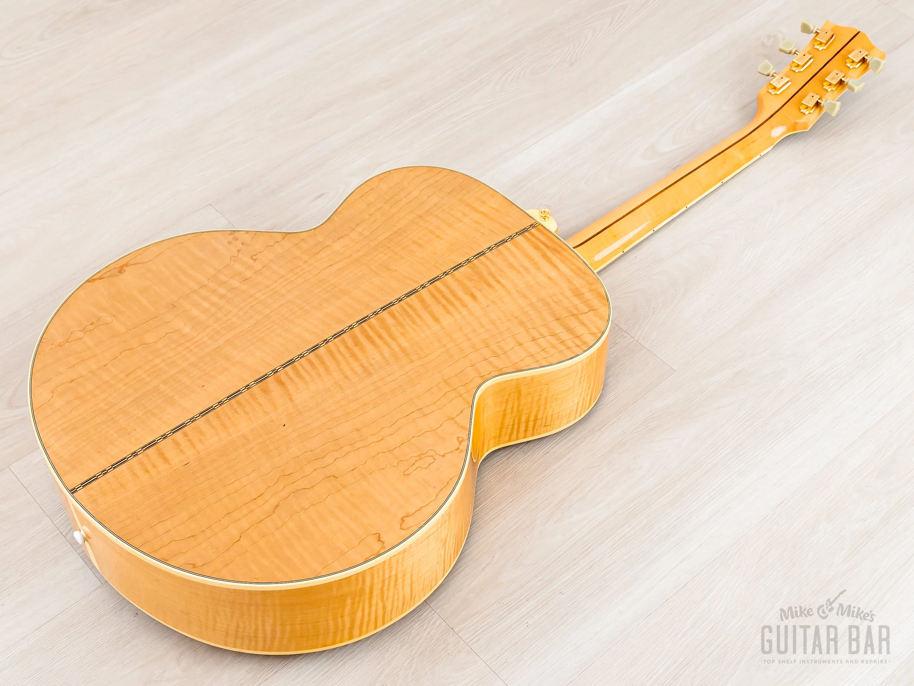 1993 Gibson J-200 Jumbo Guitar Antique Natural, Figured & Near-Mint w/ Case - Image 17