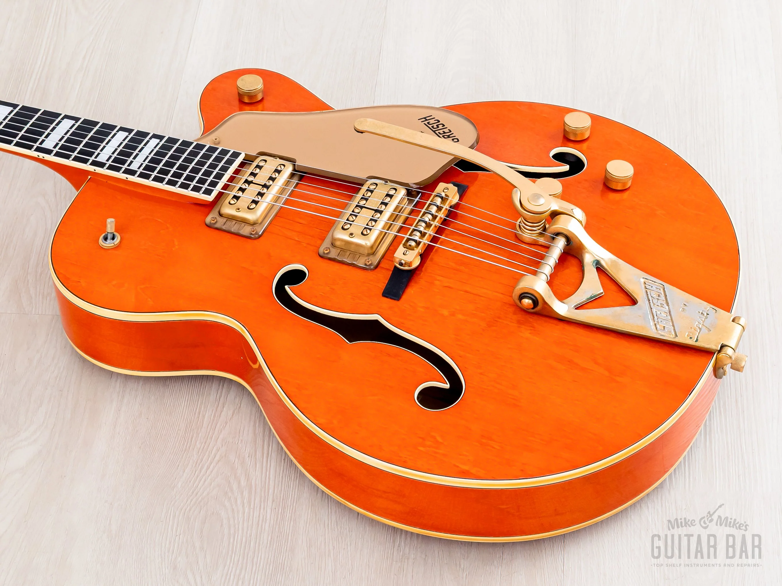 1993 Gretsch Nashville 6120 Chet Atkins Western Orange, Near-Mint w/ Case & Hangtag - Image 10