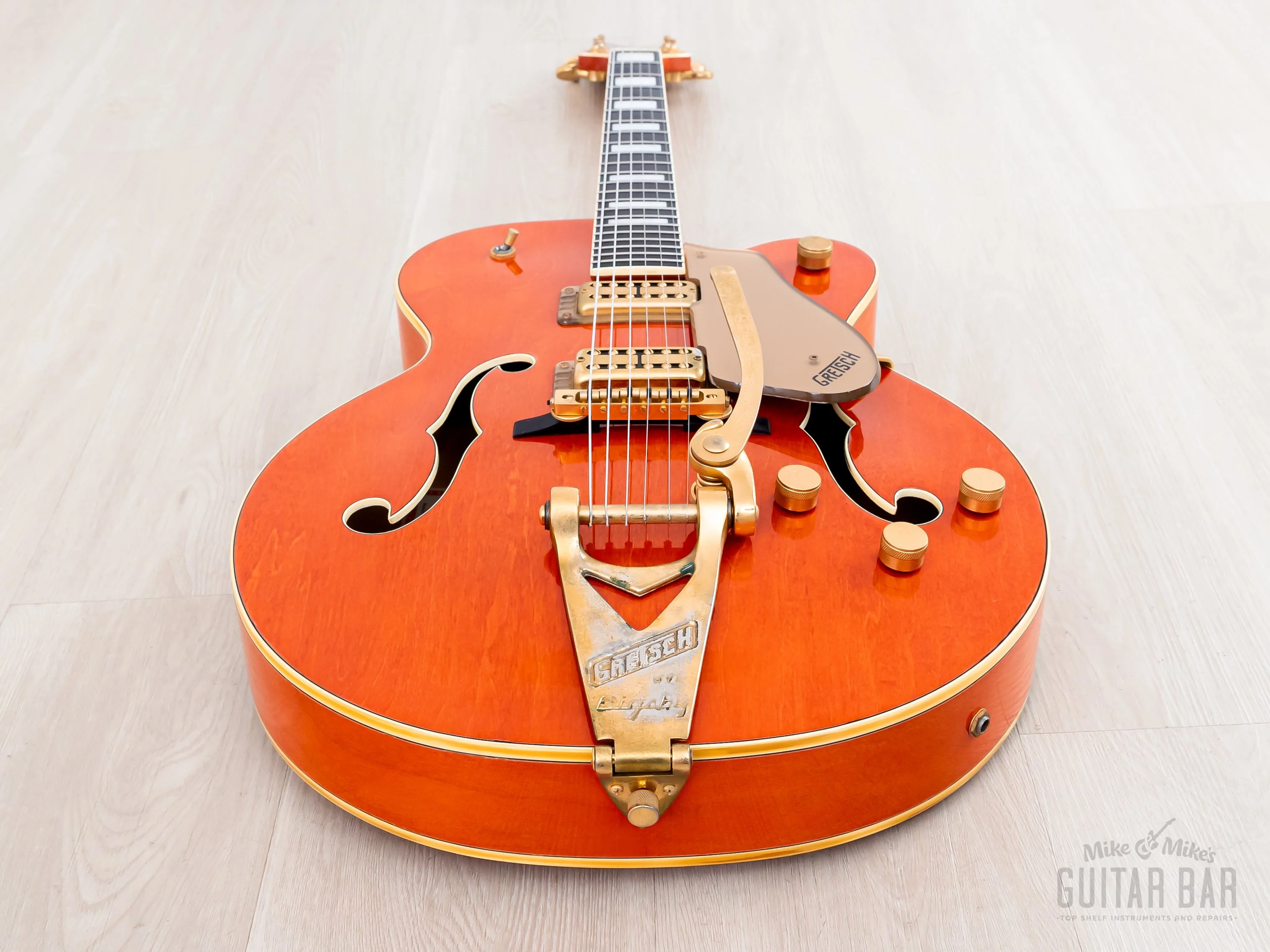 1993 Gretsch Nashville 6120 Chet Atkins Western Orange, Near-Mint w/ Case & Hangtag - Image 11
