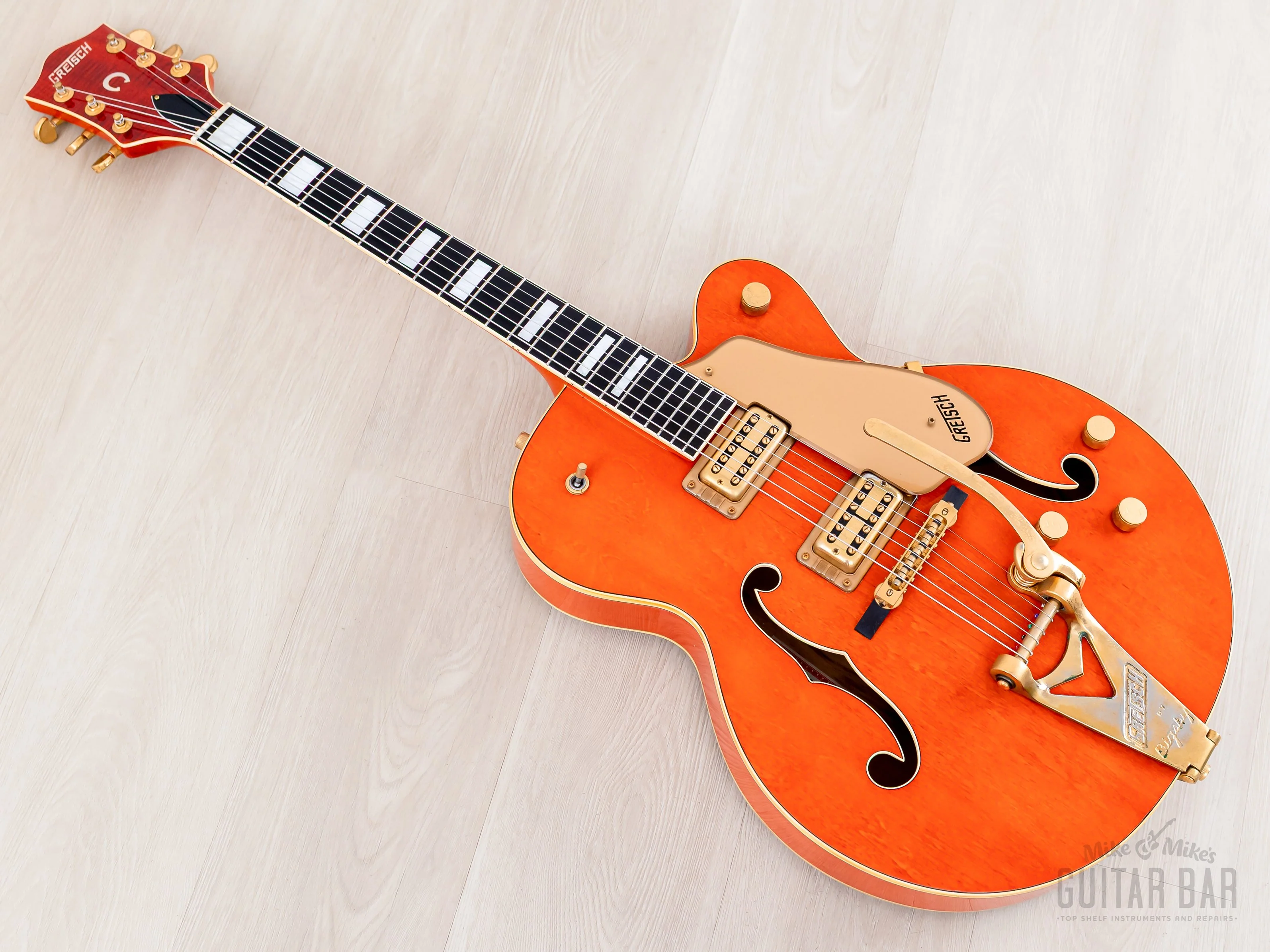 1993 Gretsch Nashville 6120 Chet Atkins Western Orange, Near-Mint w/ Case & Hangtag - Image 12