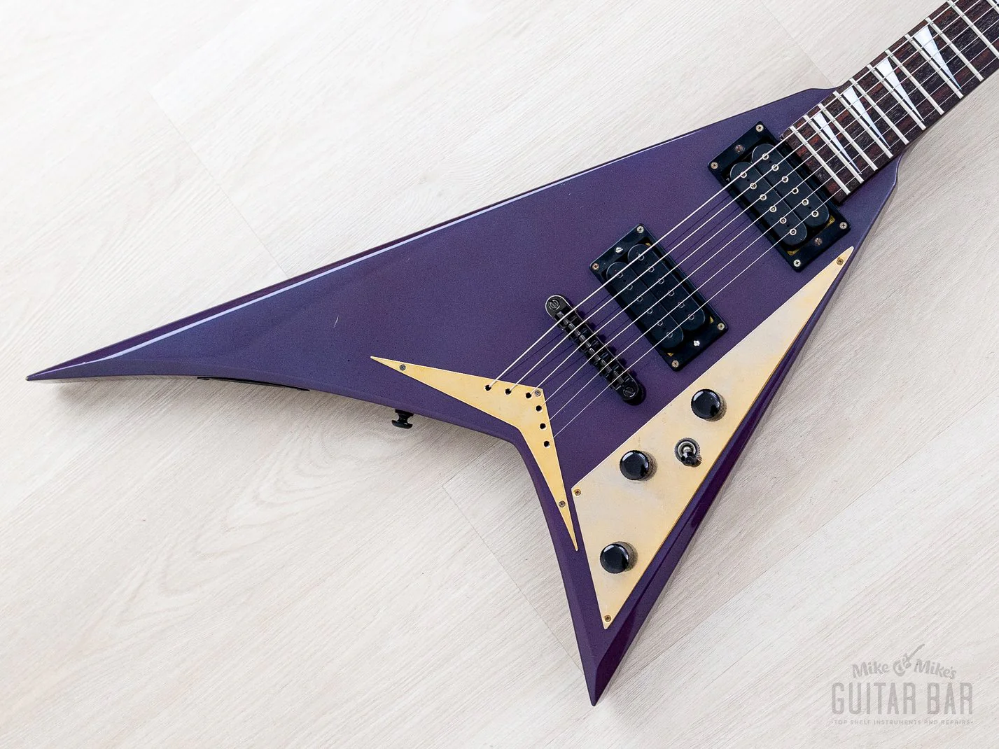 1993 Grover Jackson Randy Rhoads Standard V Blue Purple w/ DiMarzio DP100 Super Distortion