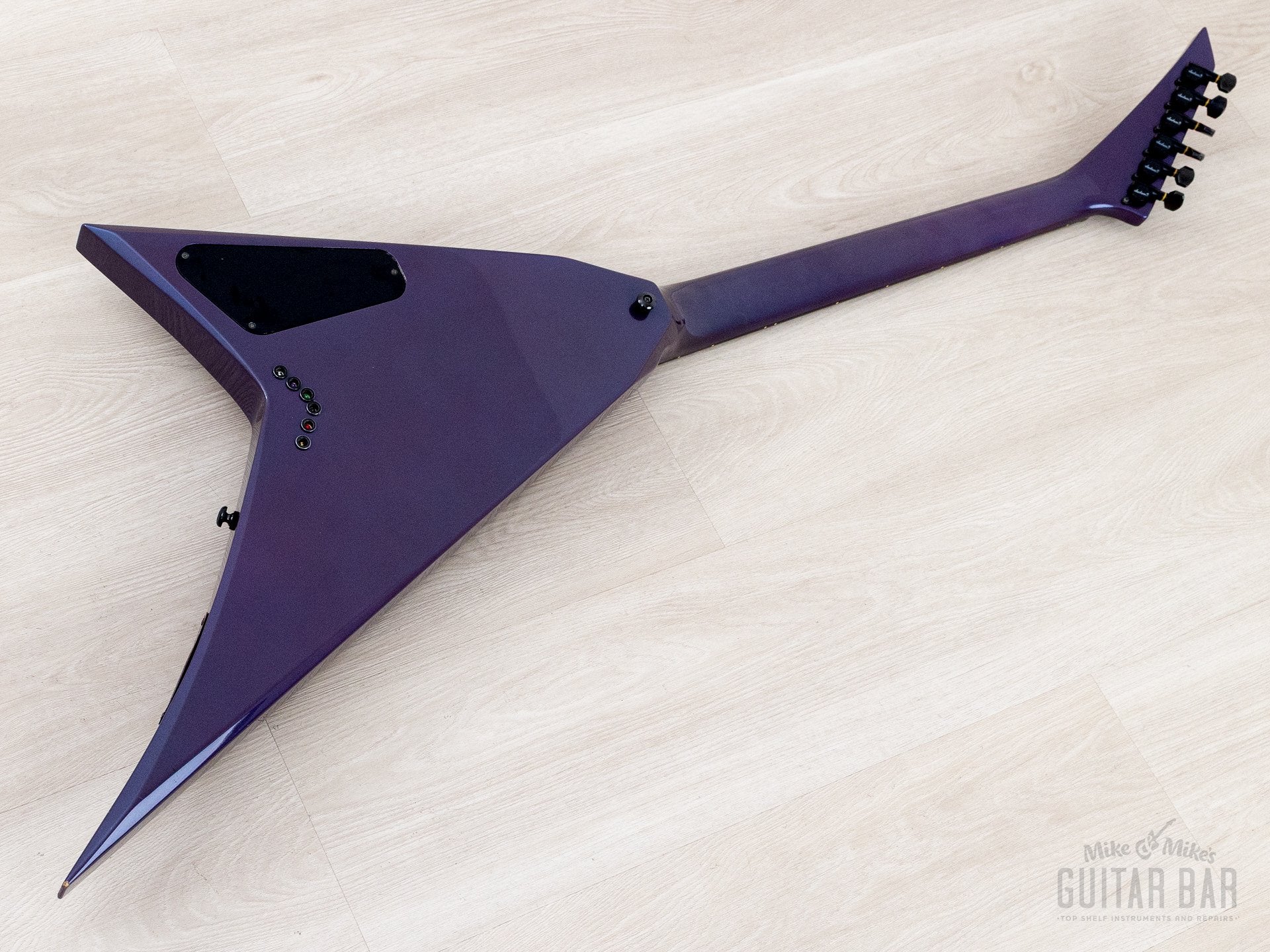 1993 Grover Jackson Randy Rhoads Standard V Blue Purple w/ DiMarzio DP100 Super Distortion - Image 13