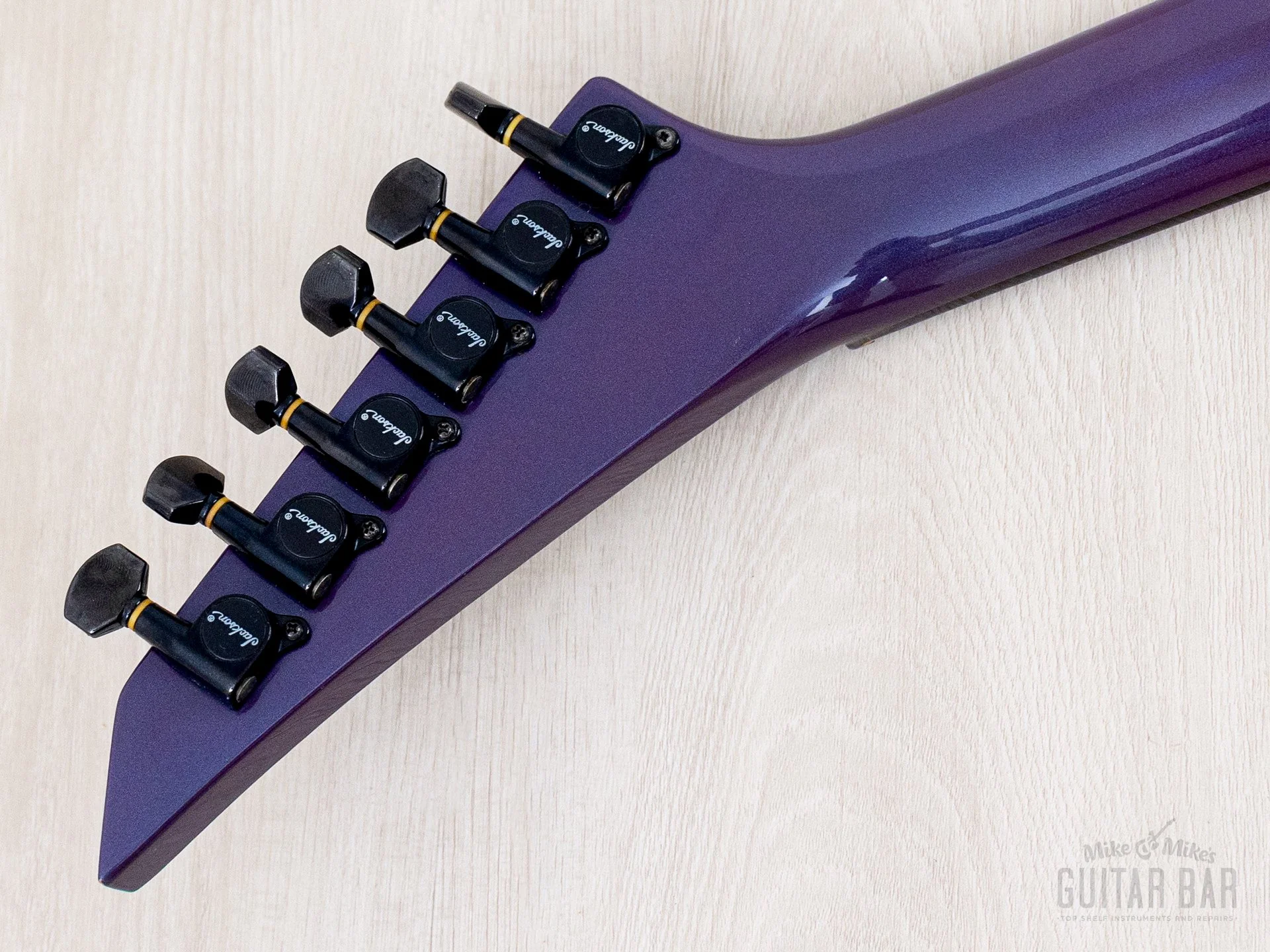 1993 Grover Jackson Randy Rhoads Standard V Blue Purple w/ DiMarzio DP100 Super Distortion - Image 5