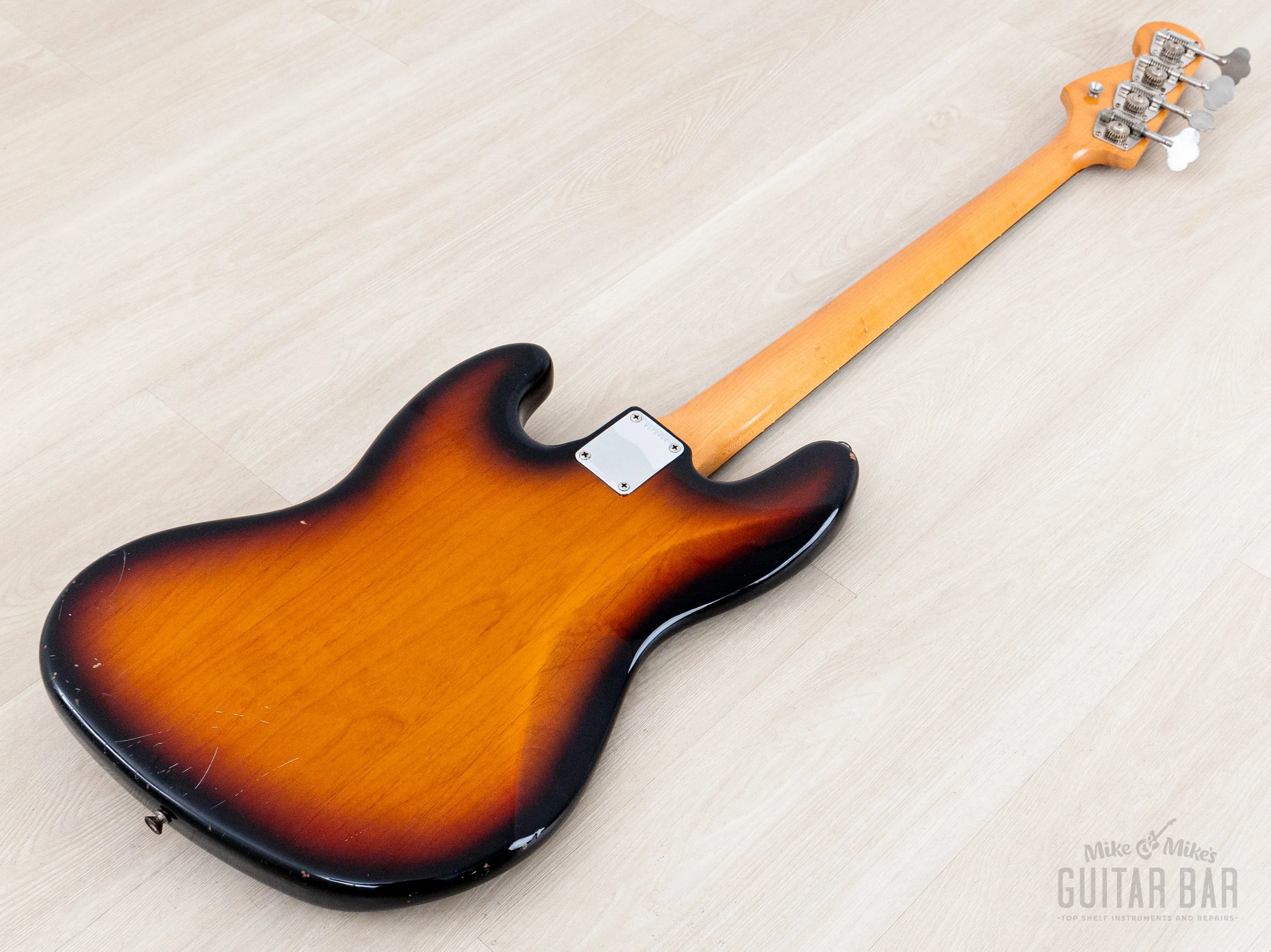 1994 Fender American Vintage ‘62 Jazz Bass Stack Knob Sunburst, 100% Original w/ Tweed Case - Image 14