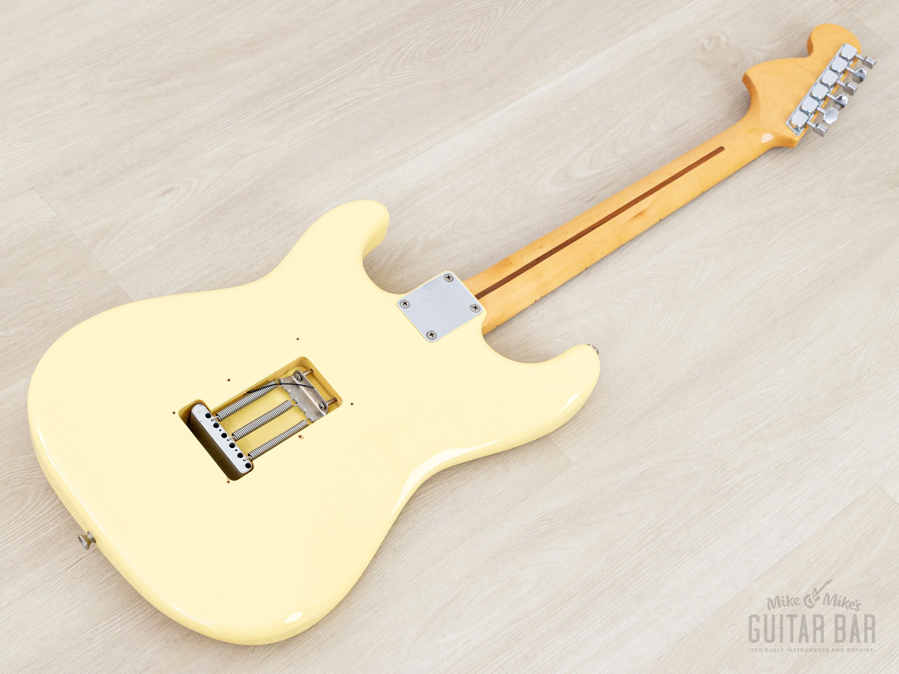 1994 Fender Custom Edition Yngwie Malmsteen Stratocaster ST72-140YM Yellow White w/ Dimarzio & Tweed Case, Japan MIJ - Image 14