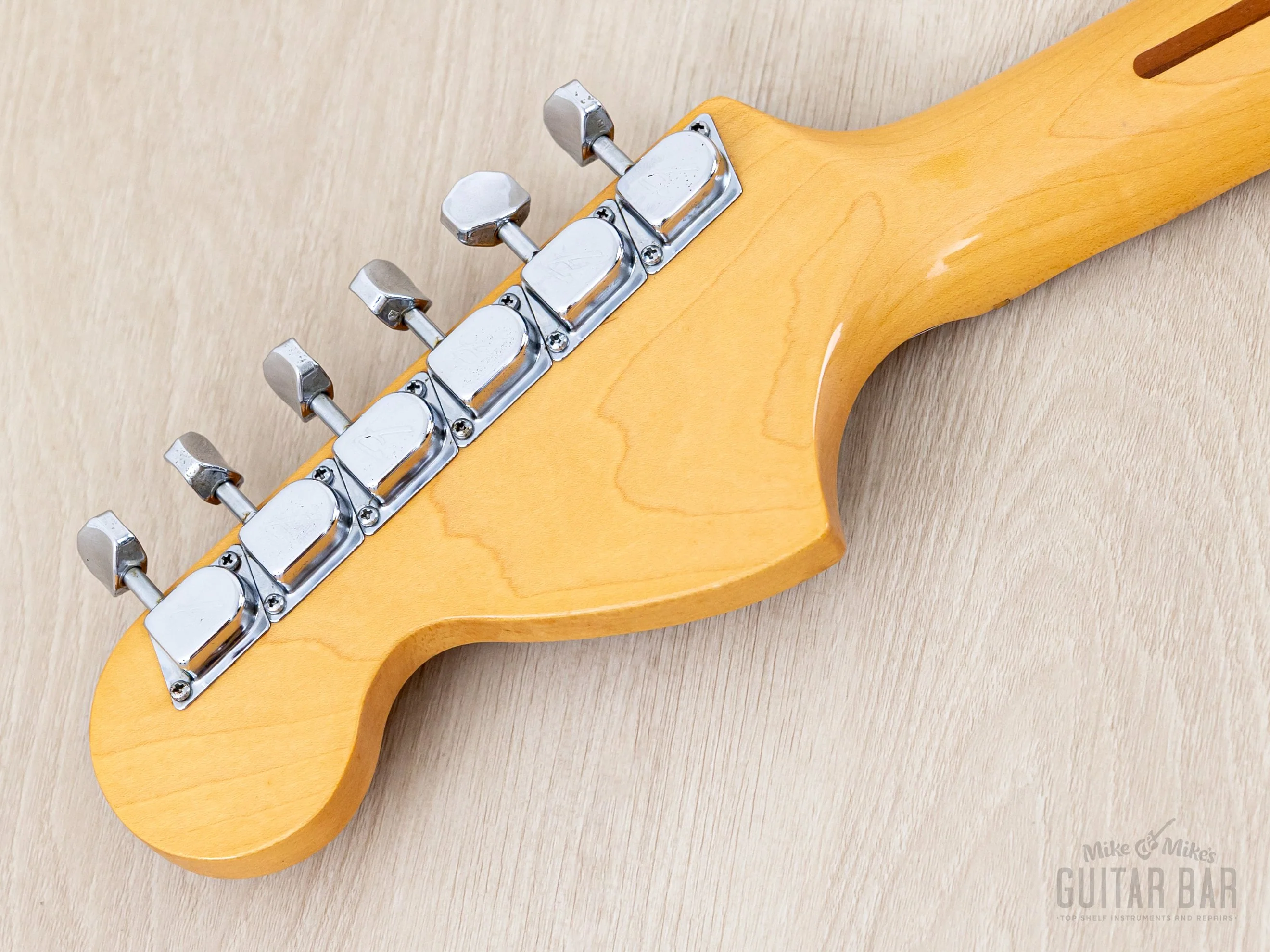1994 Fender Custom Edition Yngwie Malmsteen Stratocaster ST72-140YM Yellow White w/ Dimarzio & Tweed Case, Japan MIJ - Image 5