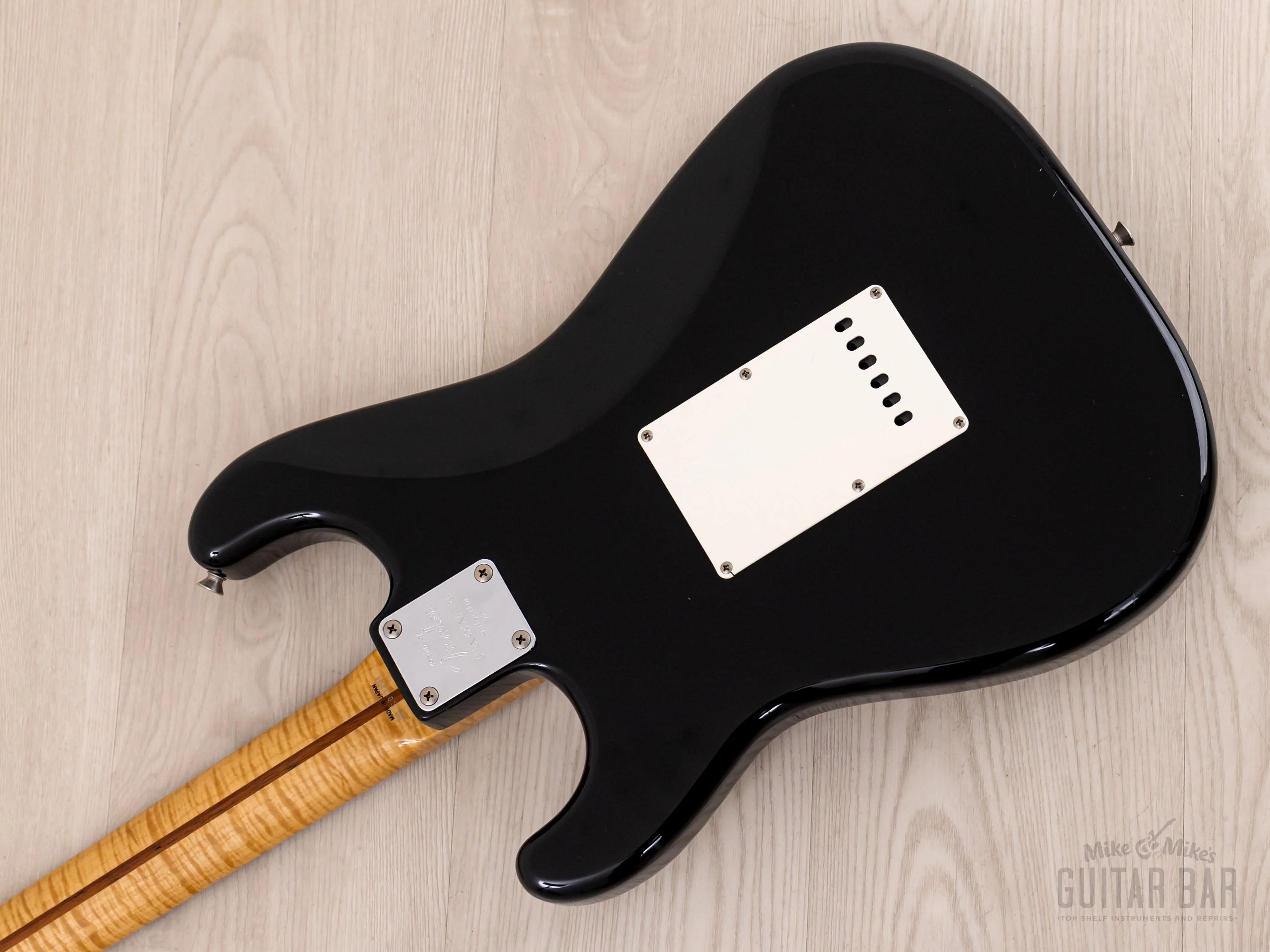 1994 Fender Stratocaster ‘57 Vintage Reissue 40th Anniversary ST57-65AS Foto Flame Black, Japan MIJ - Image 14