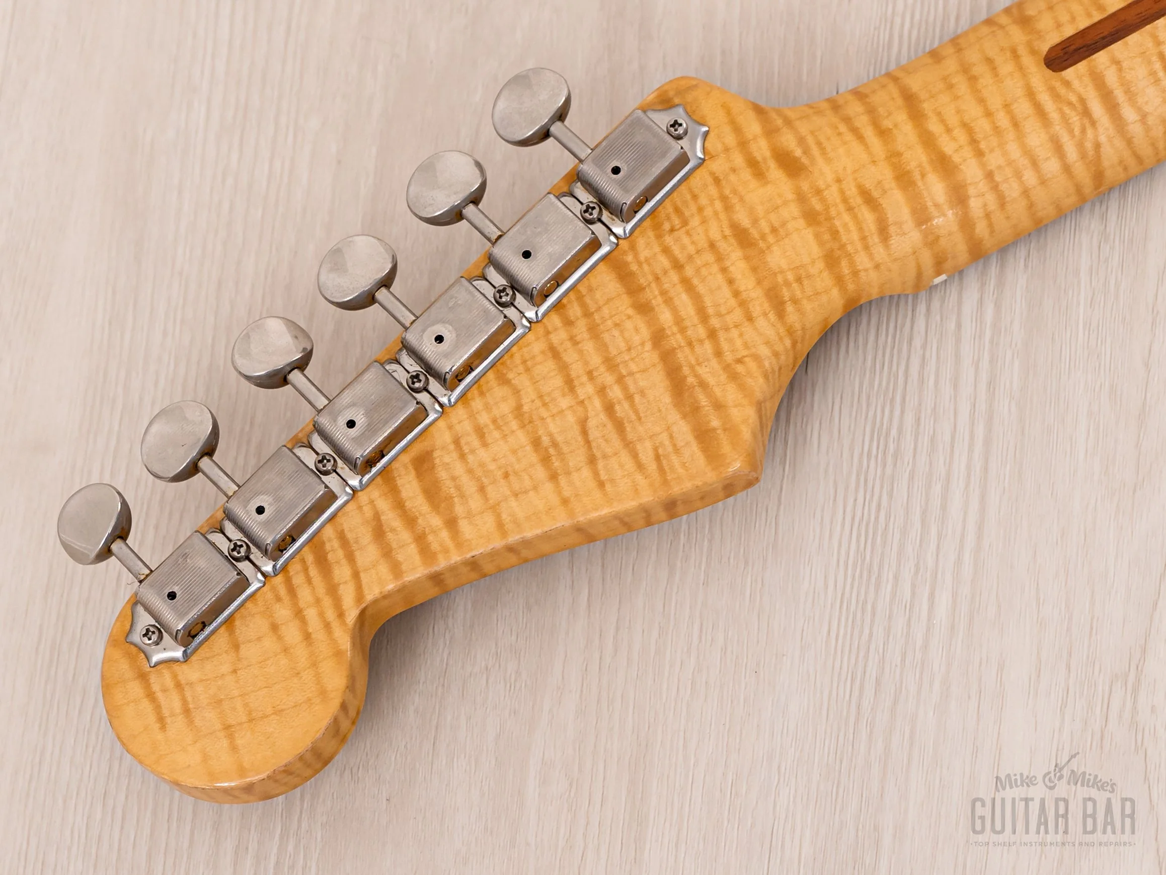 1994 Fender Stratocaster ‘57 Vintage Reissue 40th Anniversary ST57-65AS Foto Flame Black, Japan MIJ - Image 5