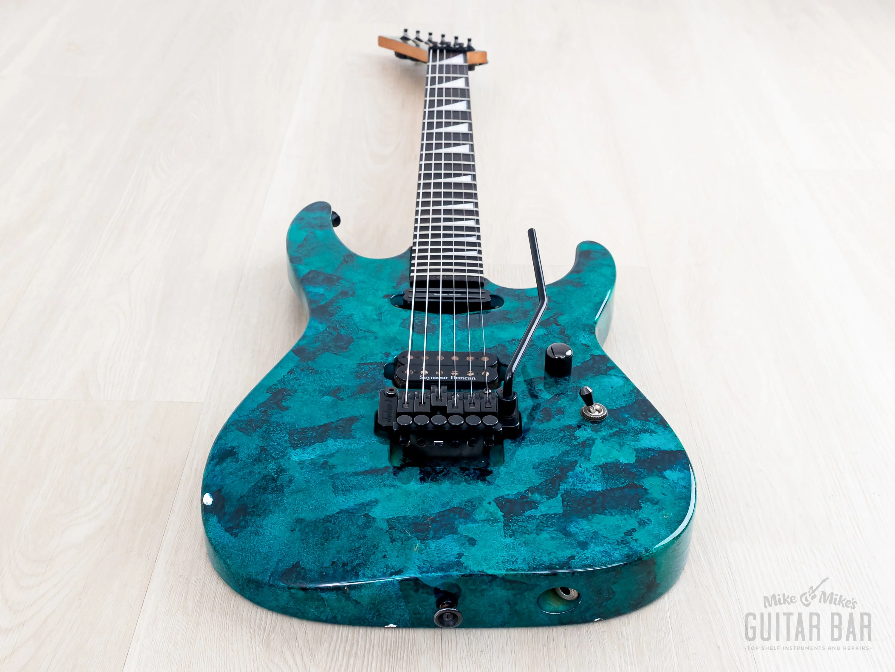 1994 Grover Jackson Doug Aldrich Custom Psycho Green-Blue, Japan - Image 11