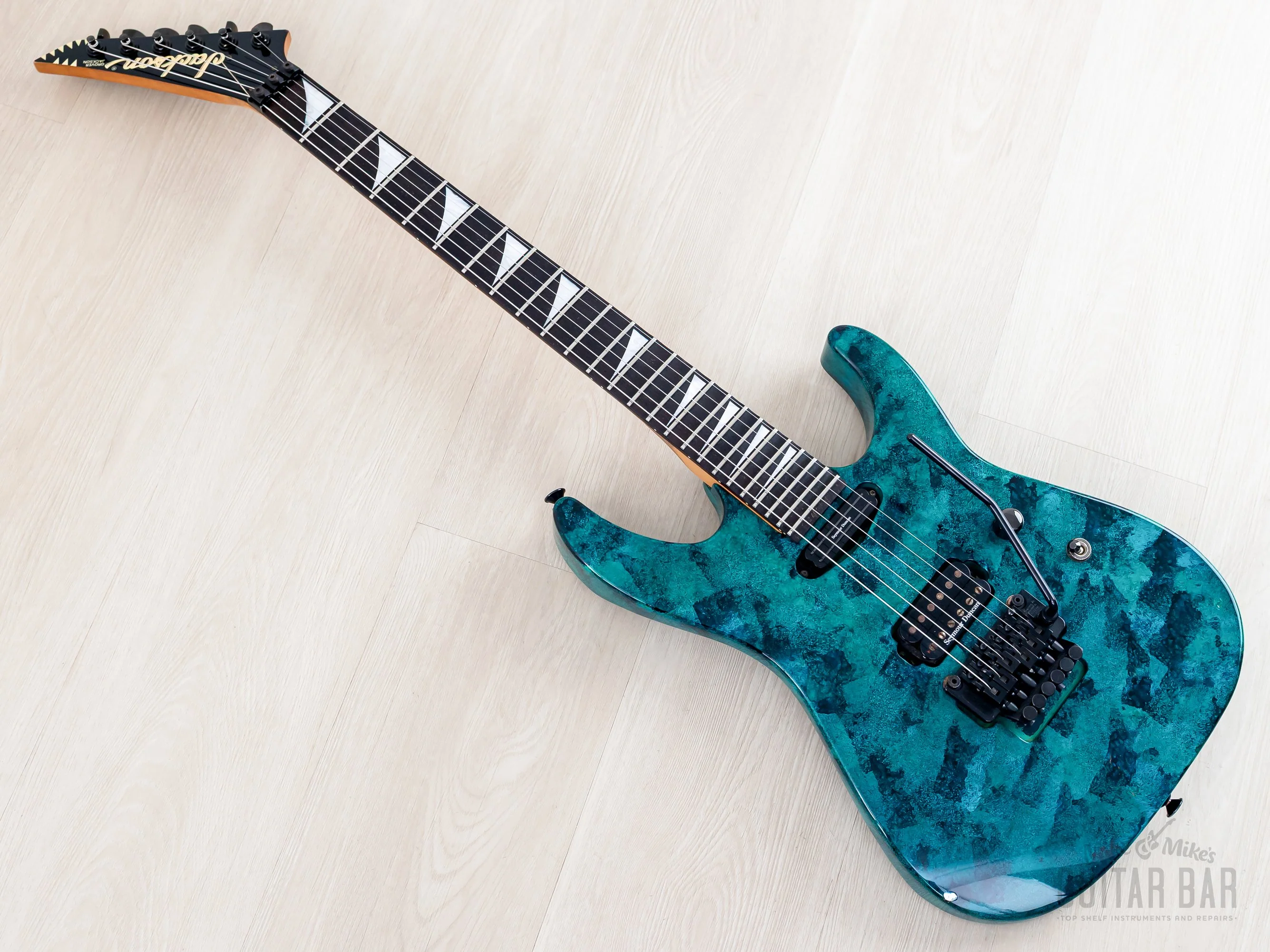 1994 Grover Jackson Doug Aldrich Custom Psycho Green-Blue, Japan - Image 12