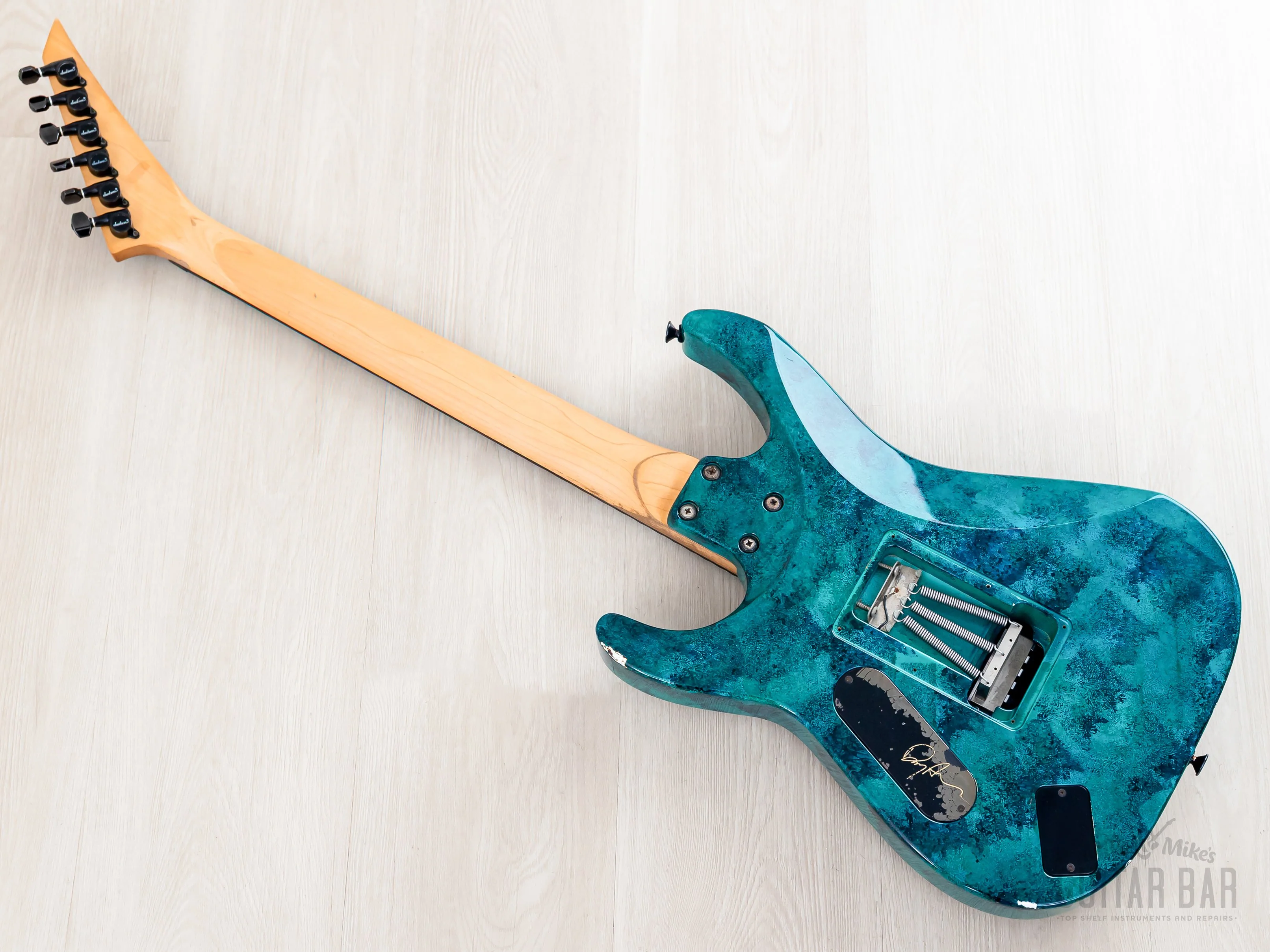 1994 Grover Jackson Doug Aldrich Custom Psycho Green-Blue, Japan - Image 13