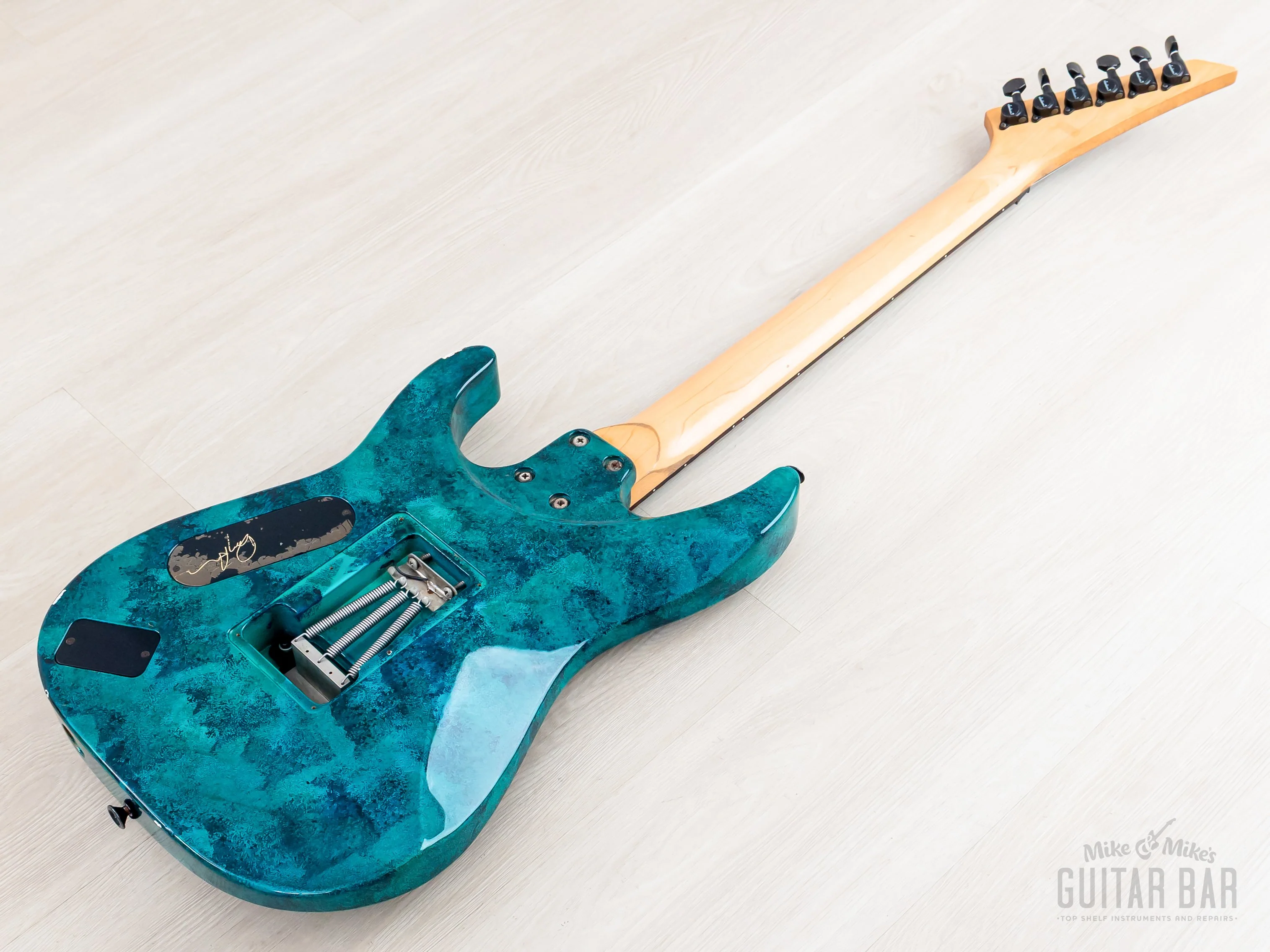 1994 Grover Jackson Doug Aldrich Custom Psycho Green-Blue, Japan - Image 14