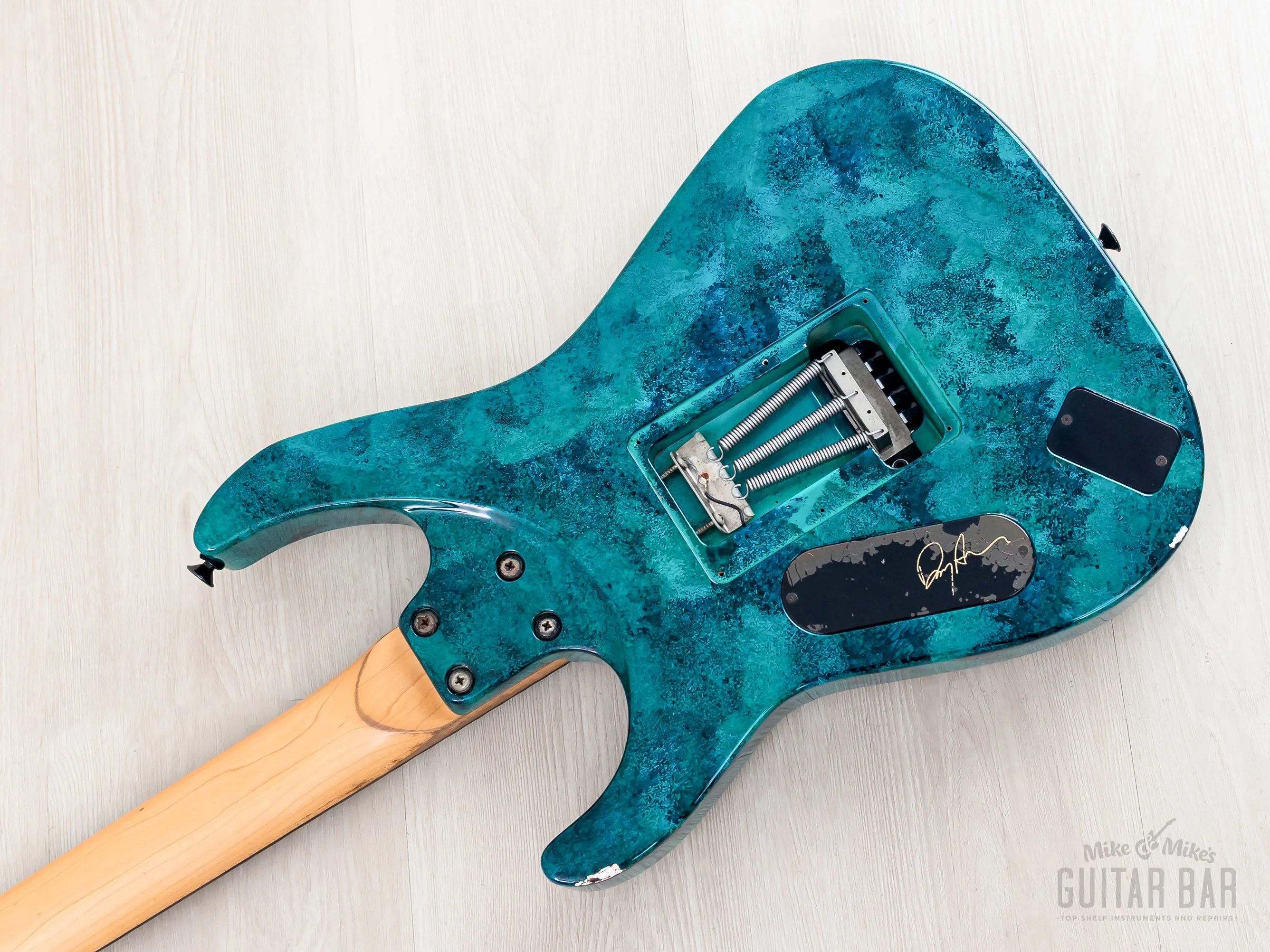1994 Grover Jackson Doug Aldrich Custom Psycho Green-Blue, Japan - Image 15