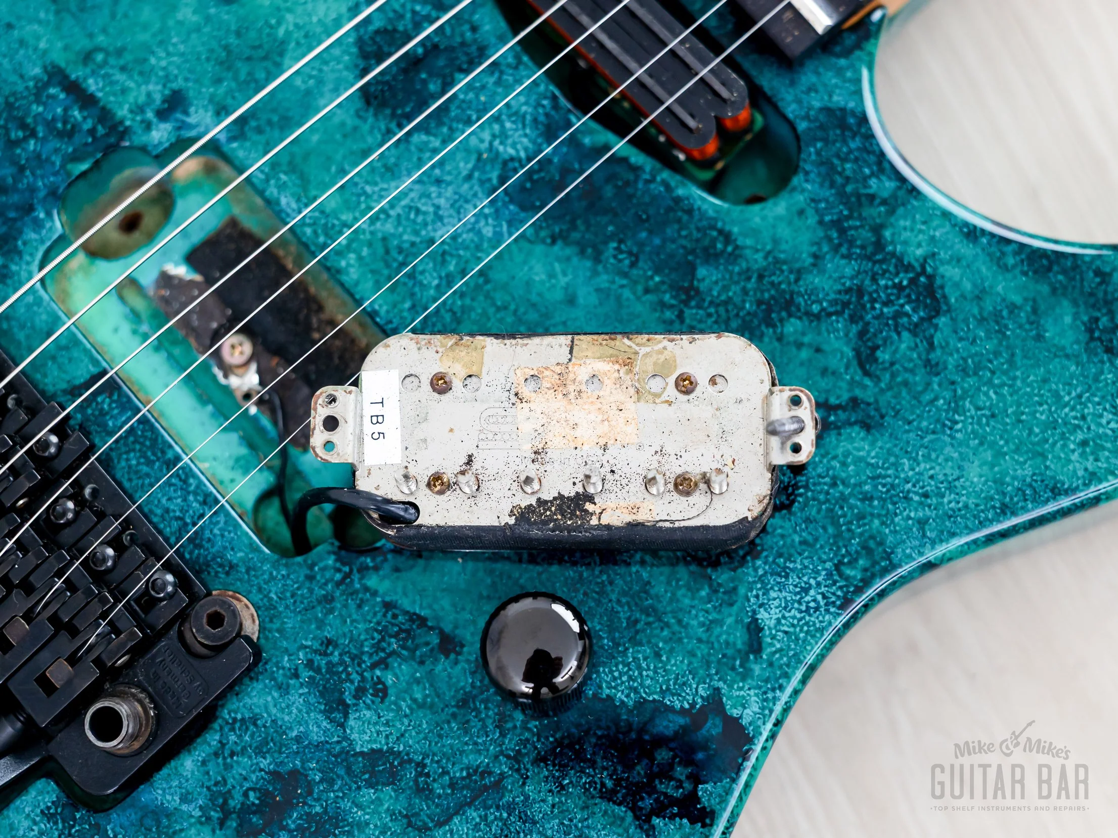 1994 Grover Jackson Doug Aldrich Custom Psycho Green-Blue, Japan - Image 18
